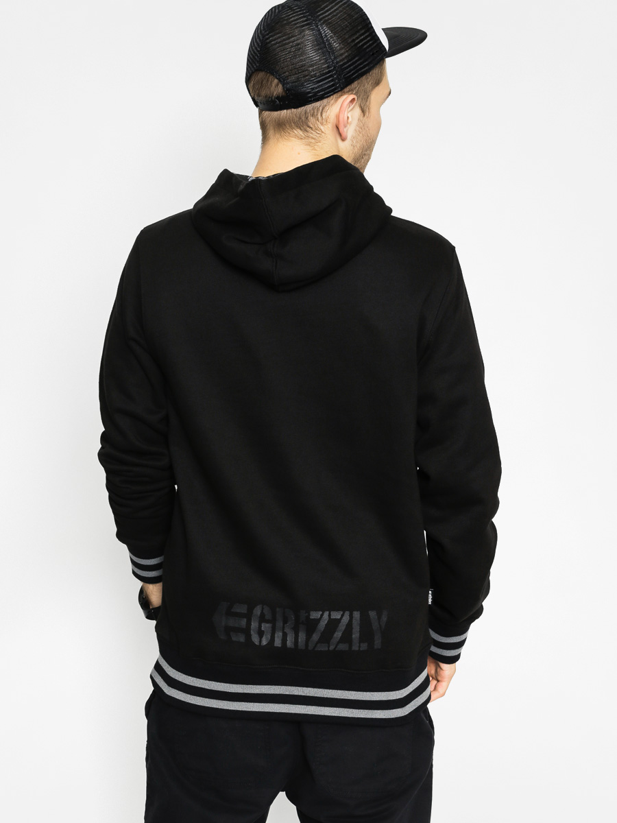 Mikina s kapucňou Etnies Grizzly Corp HD (black)
