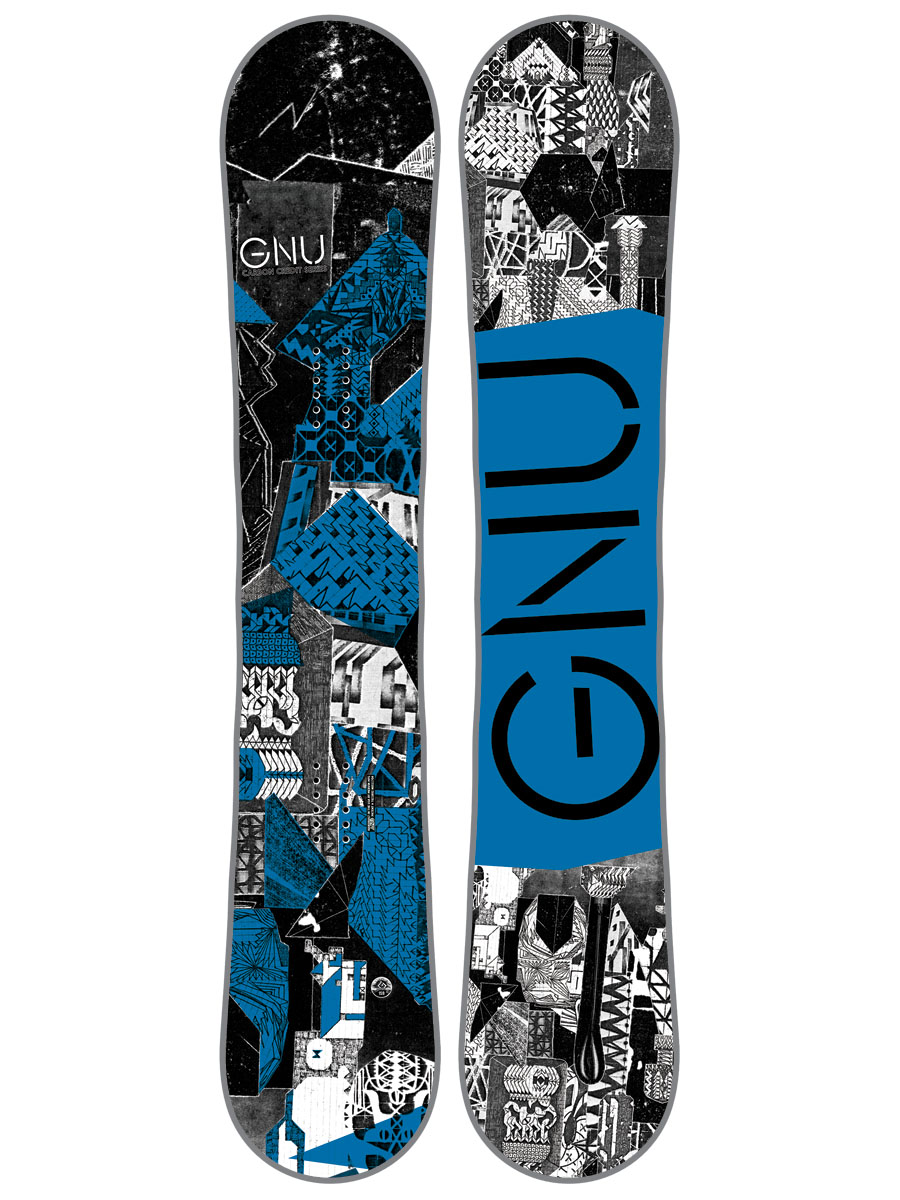 Snowboard Gnu Carbon Credit BTX - modrá (blu)