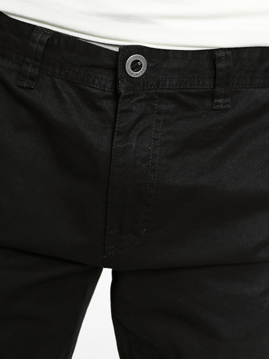 Nohavice Volcom Frickin Slim Chino (blk)