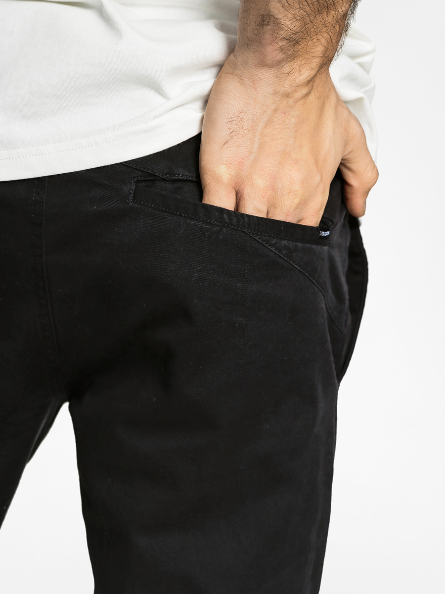 Nohavice Volcom Frickin Slim Chino (blk)