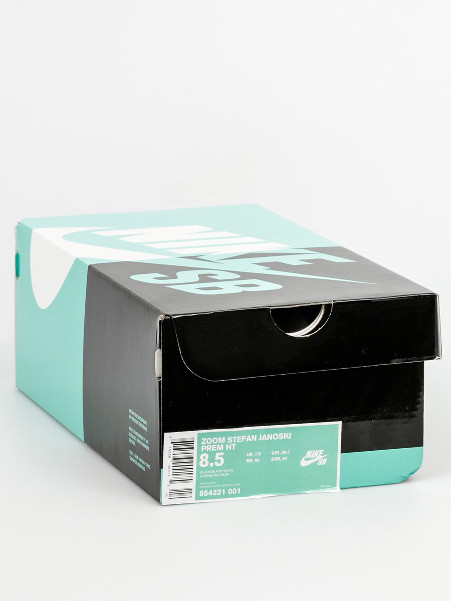 Topánky Nike SB Zoom Stefan Janoski Prem Ht (black/black white)