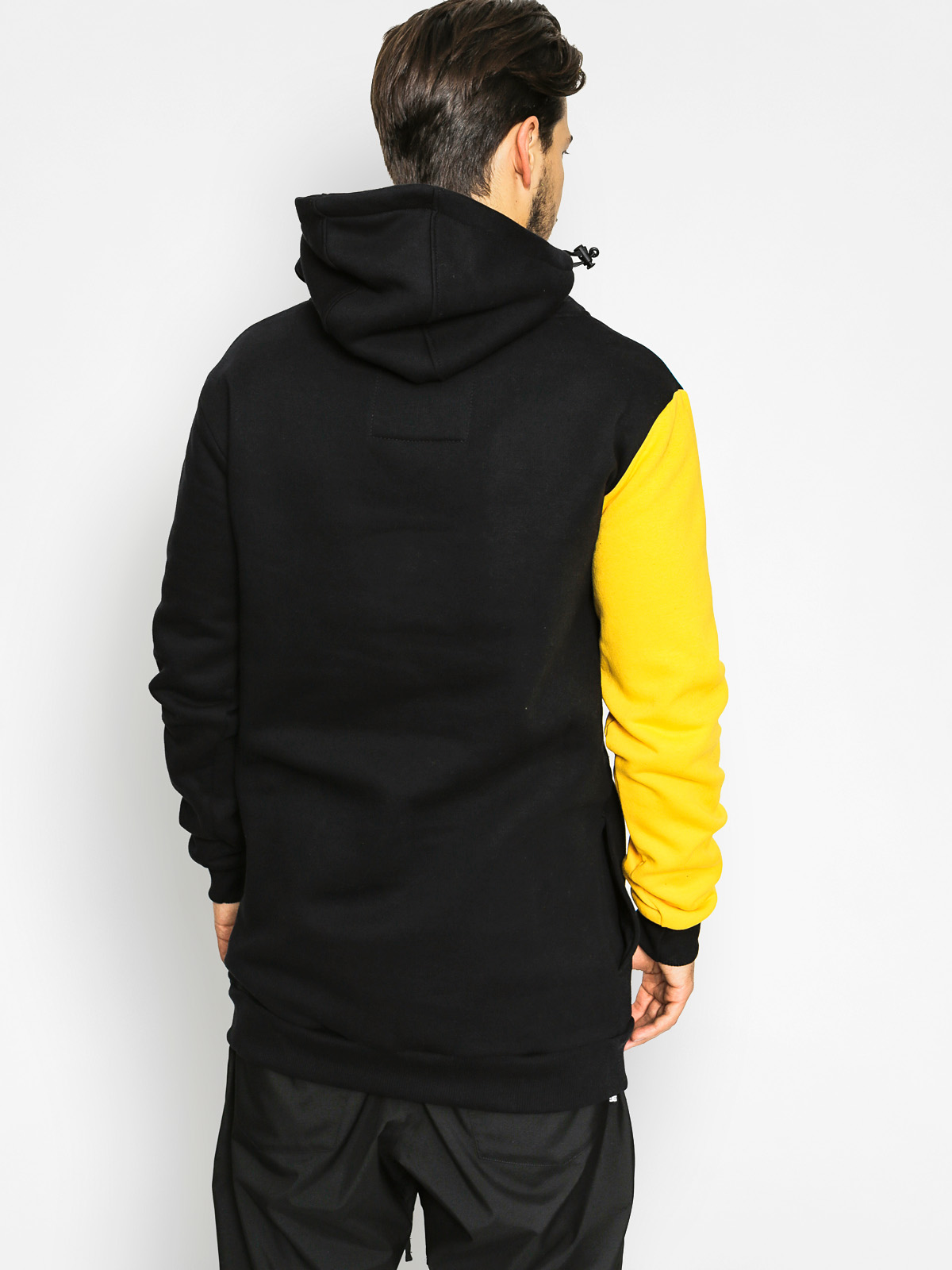 Mikina s kapucňou Majesty Swagger HD (black/yellow)