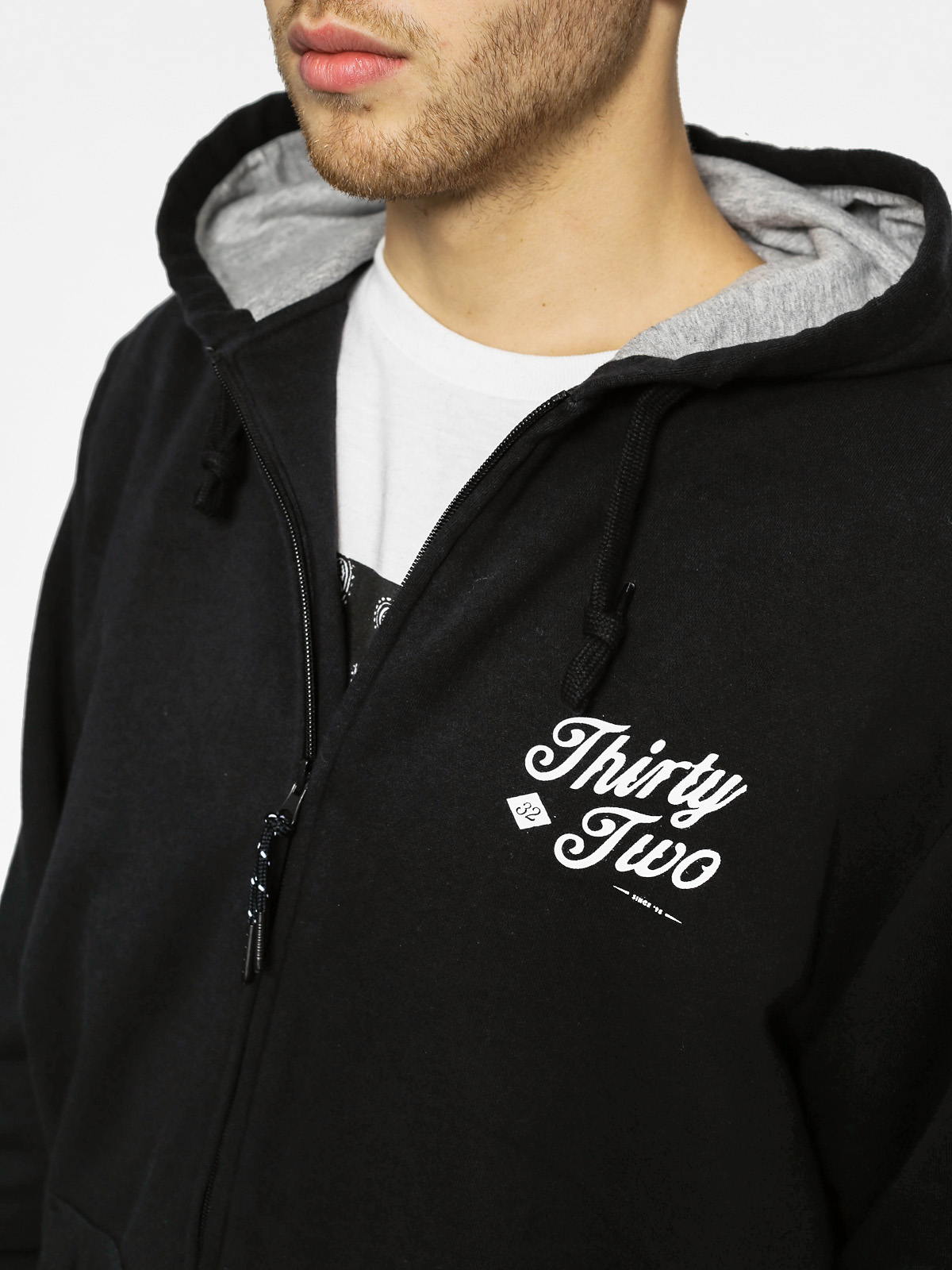 Mikina s kapucňou ThirtyTwo Skripto ZHD (black)