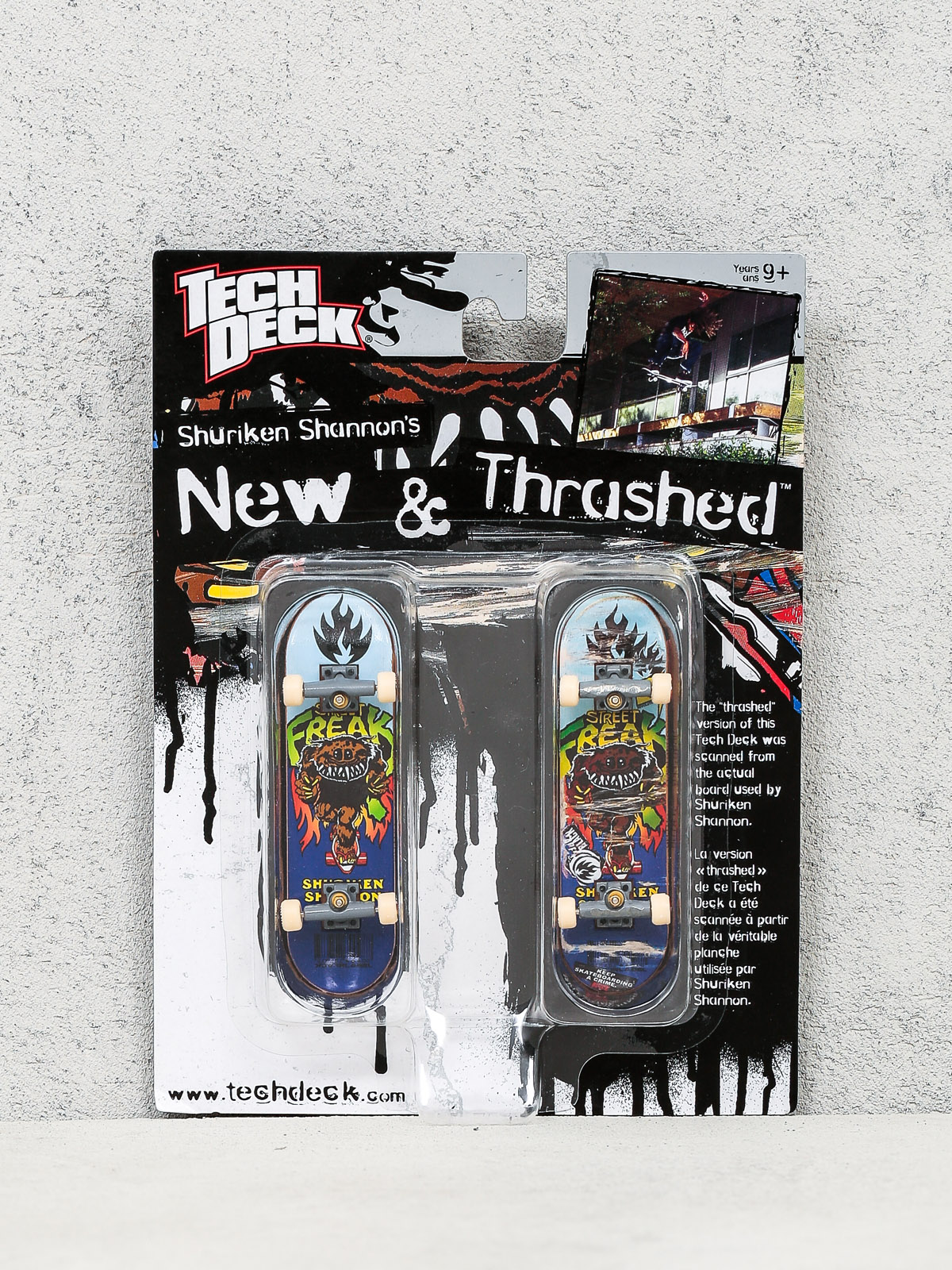 Fingerboard Tech Deck New & Trashed - Black Label, Shuriken Shannon 02 