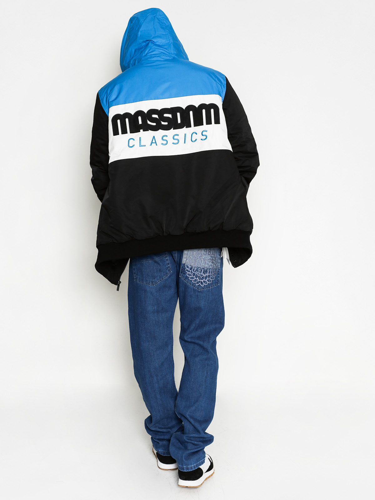 Zimná bunda MassDnm Classics Cut (blue/white/black)