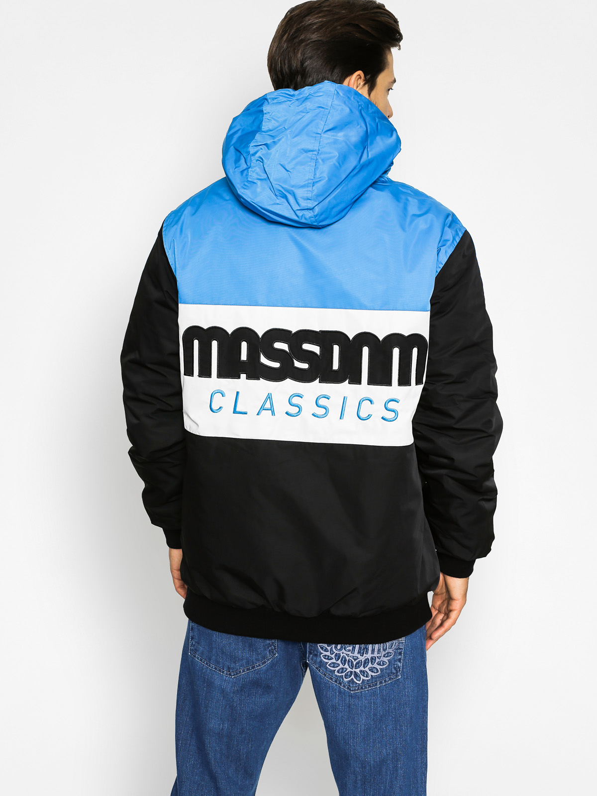 Zimná bunda MassDnm Classics Cut (blue/white/black)