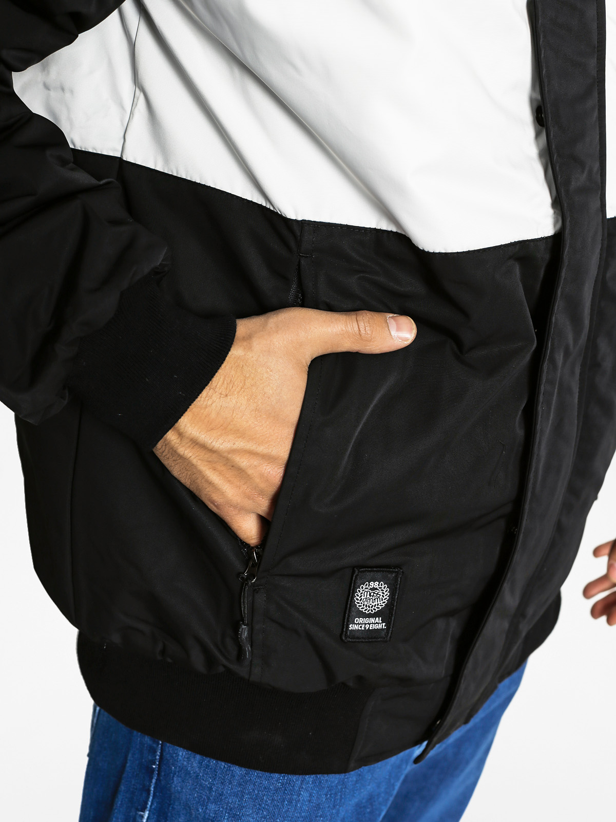 Zimná bunda MassDnm Classics Cut (blue/white/black)