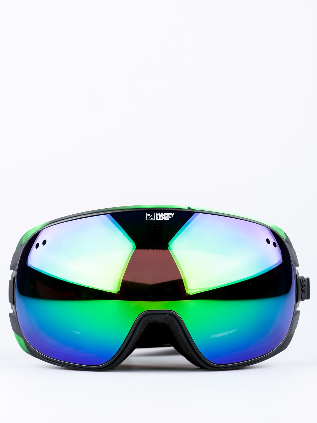 Okuliare na snowboard Spy Doom (aurora green/happy green spectra/happy lucid silver)