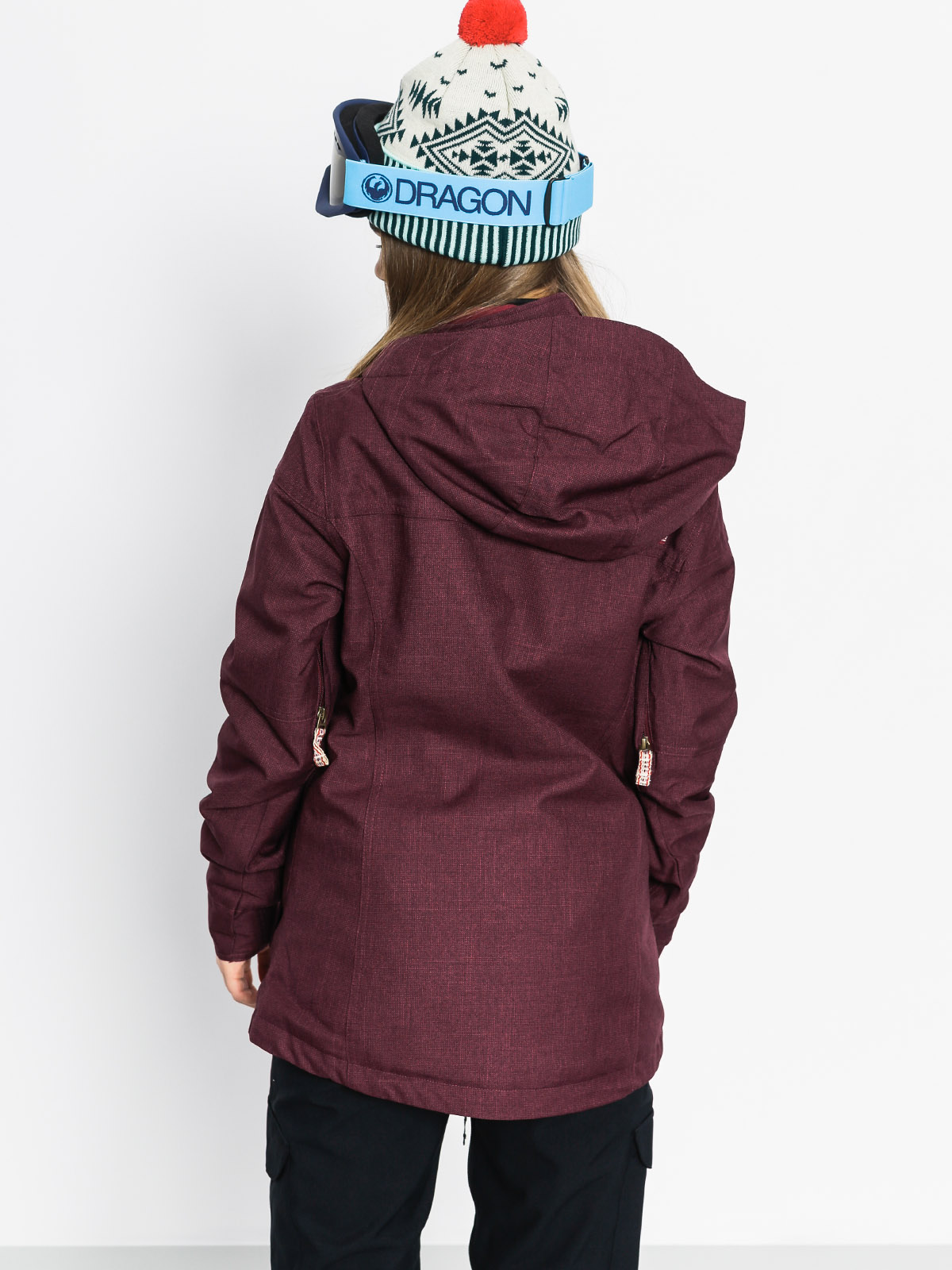 Dámska Snowboardová bunda Burton Jet Set (sangria)