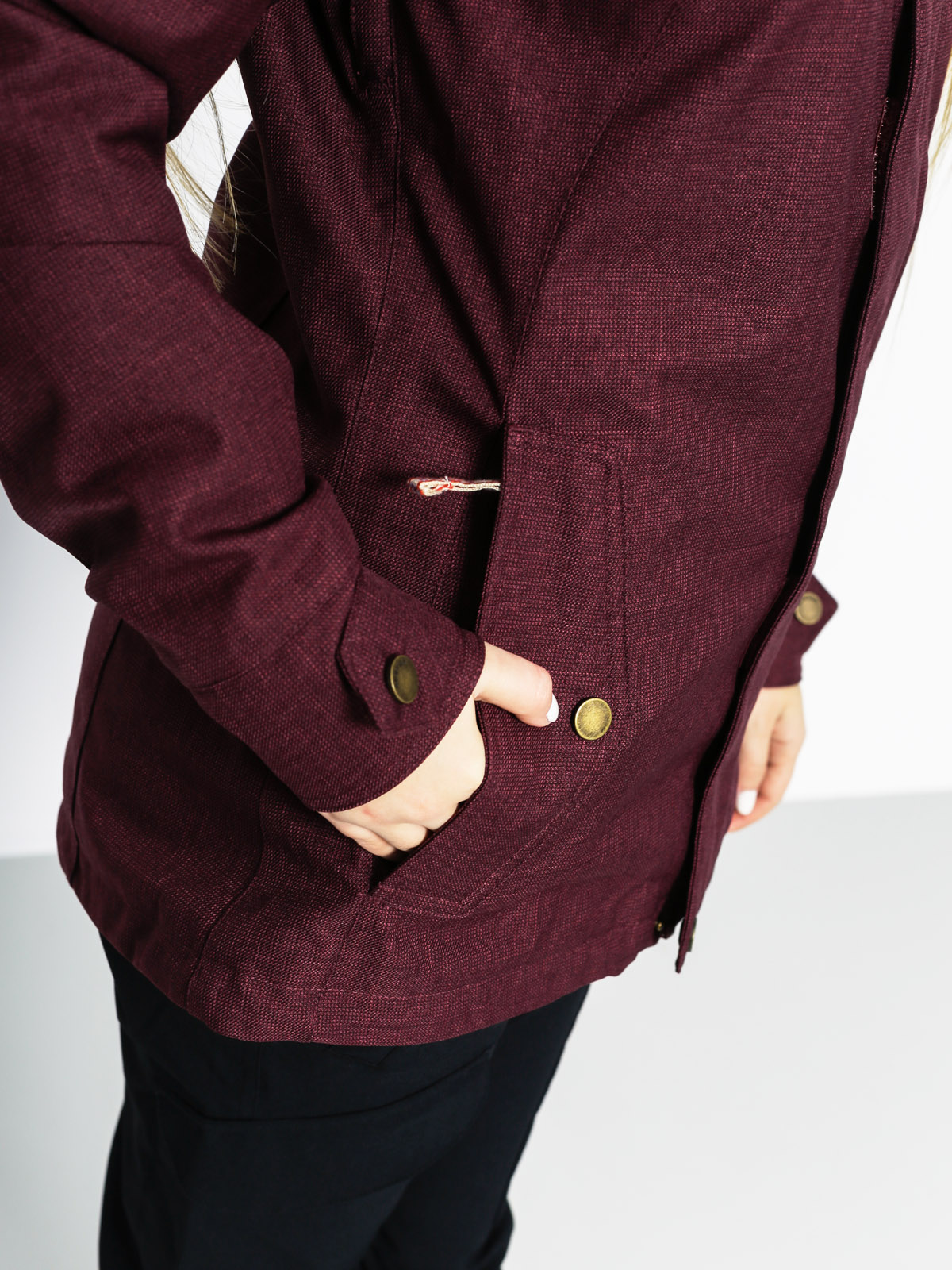 Dámska Snowboardová bunda Burton Jet Set (sangria)