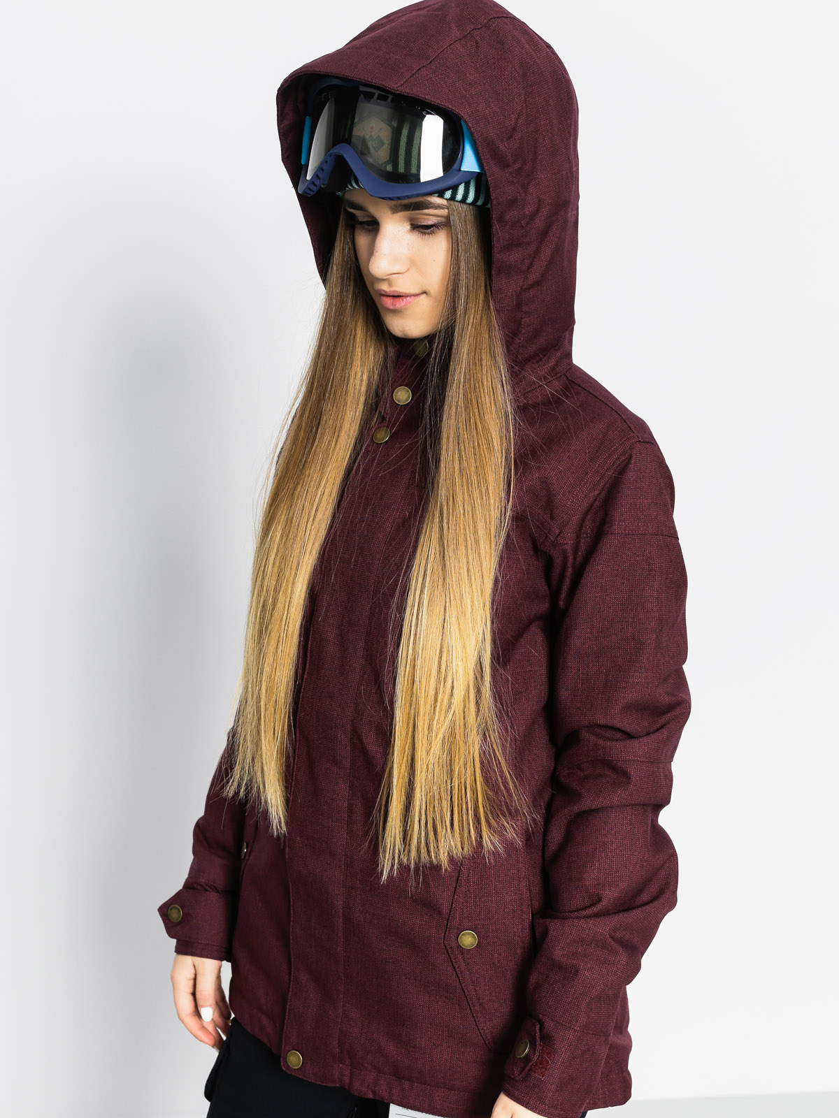 Dámska Snowboardová bunda Burton Jet Set (sangria)