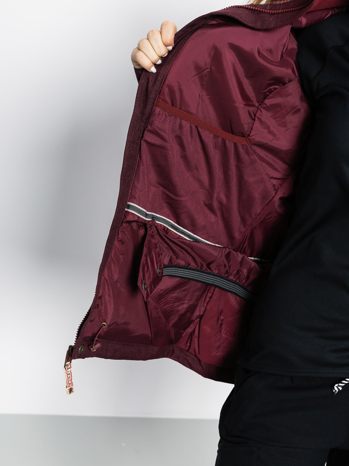 Dámska Snowboardová bunda Burton Jet Set (sangria)