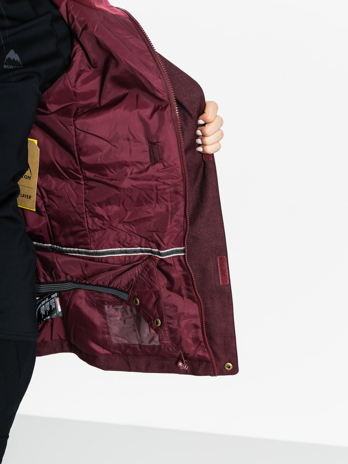 Dámska Snowboardová bunda Burton Jet Set (sangria)