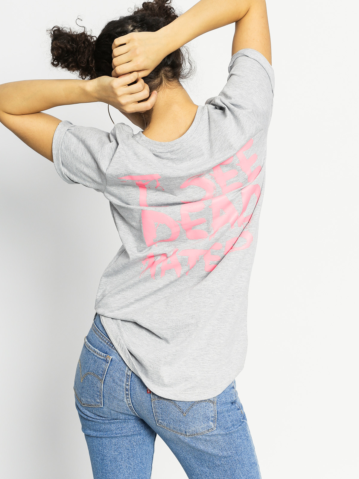 Tričko Diamante Wear I See Dead Haters Wmn (grey)