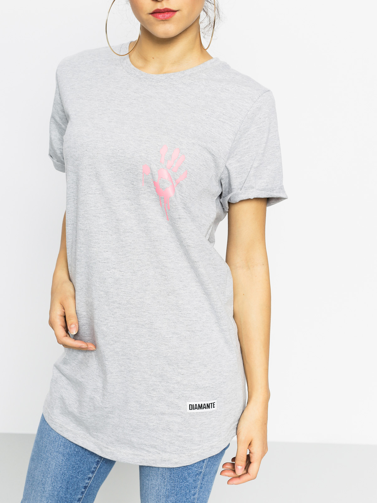 Tričko Diamante Wear I See Dead Haters Wmn (grey)