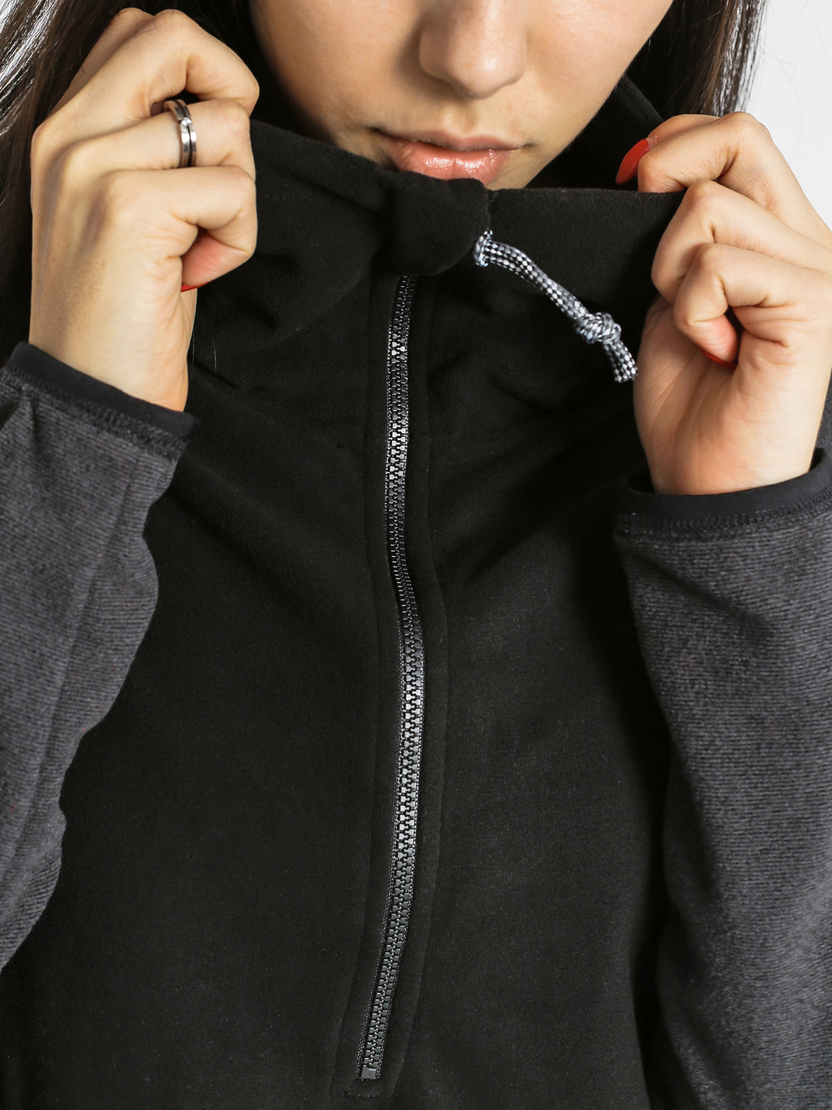 Dámsky Flísová mikina O'Neill Ventilator Half Zip (black out)