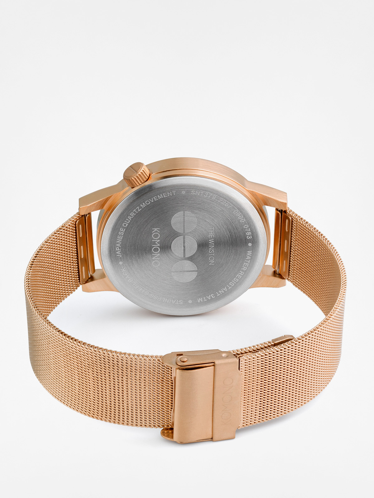 Hodinky Komono Winston Royale - zlatá (rose gold/white)