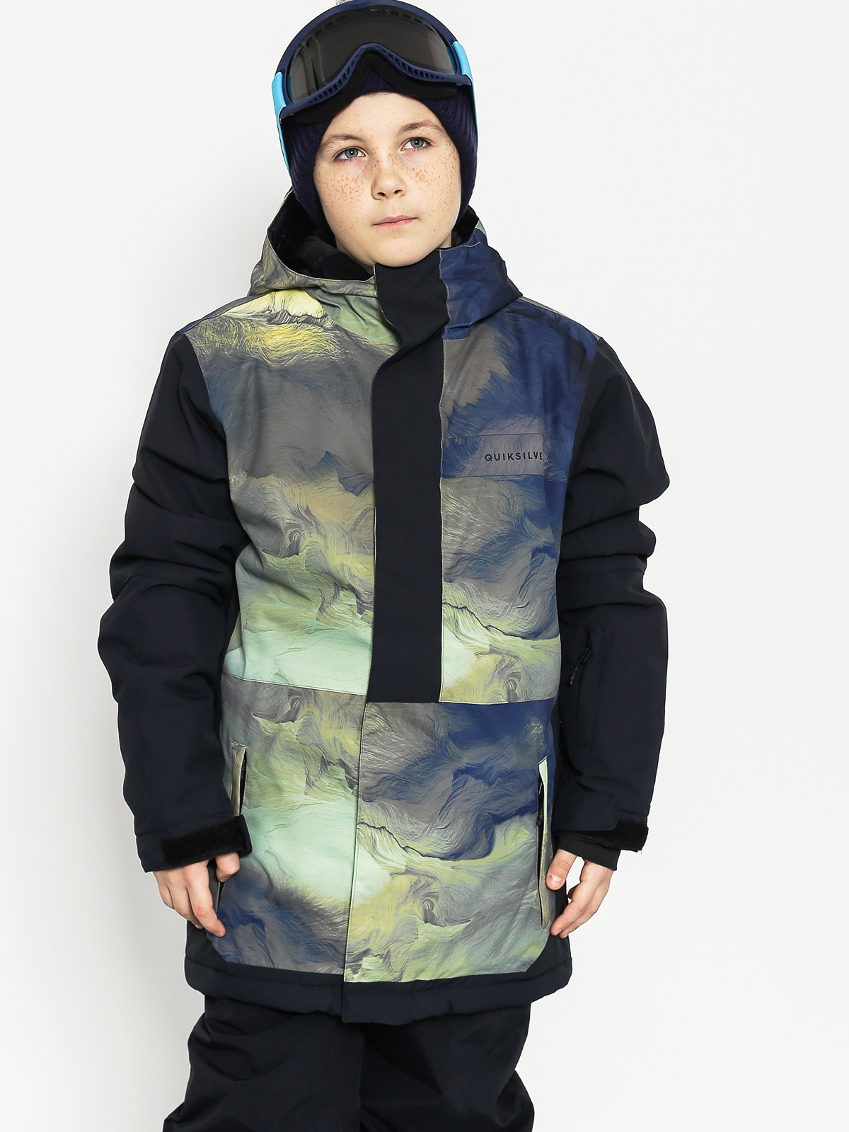 Detská snowboardová bunda Quiksilver Ambition (light olive green)