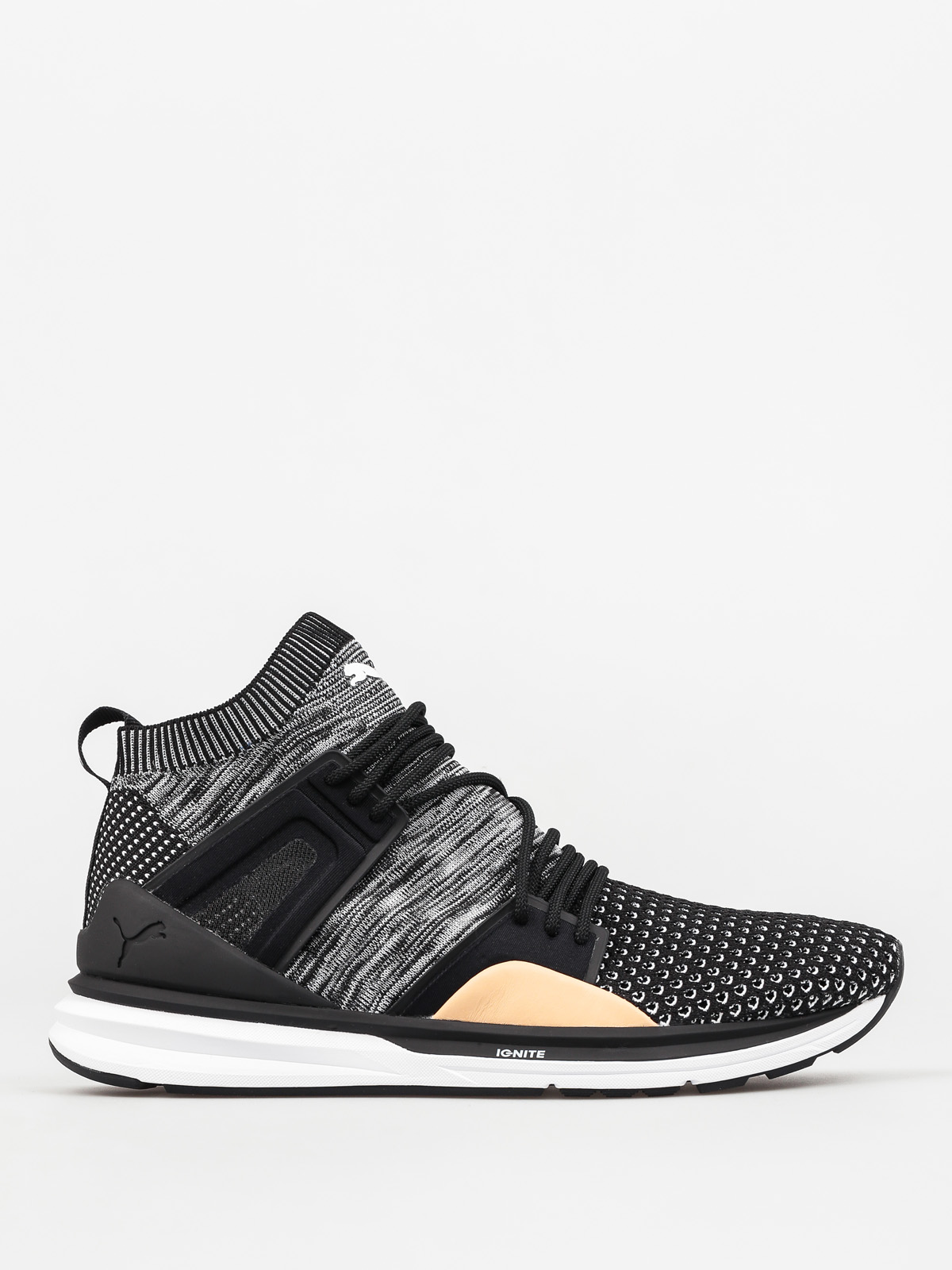 Topánky Puma B.O.G Limitless Hi evoKnit (black/black/white)