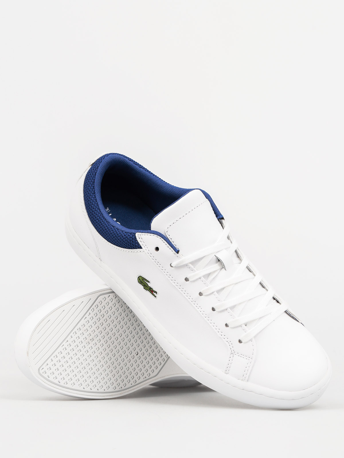 Topánky Lacoste Straightset Sp 117 2 (cam white/dark blue/leather/textile)