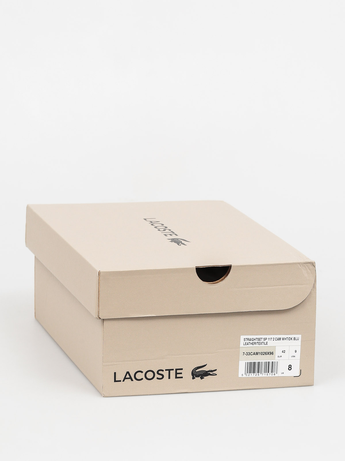 Topánky Lacoste Straightset Sp 117 2 (cam white/dark blue/leather/textile)