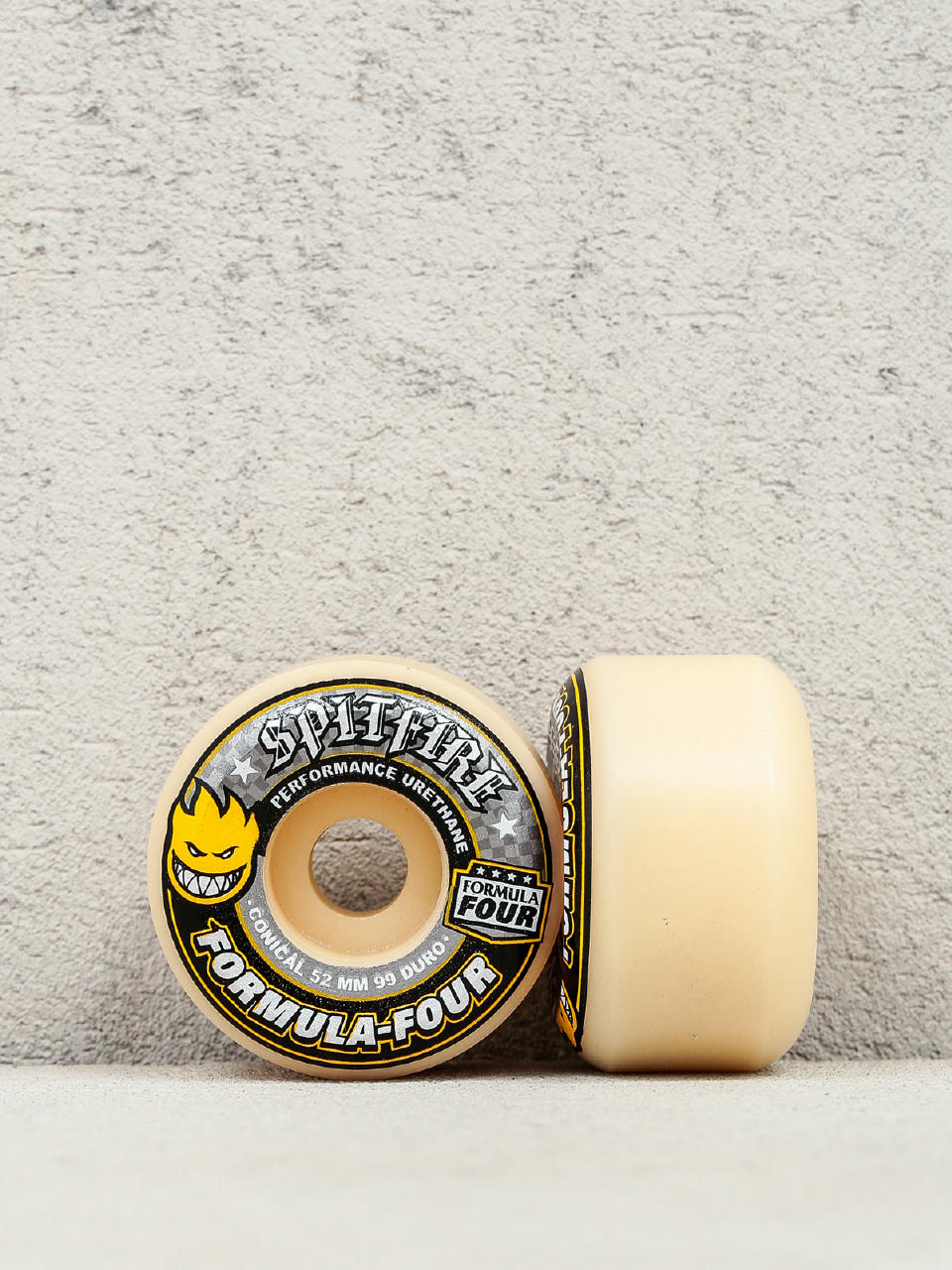 Kolieska Spitfire Formula Four 99 Duro Conical (yellow print/white)