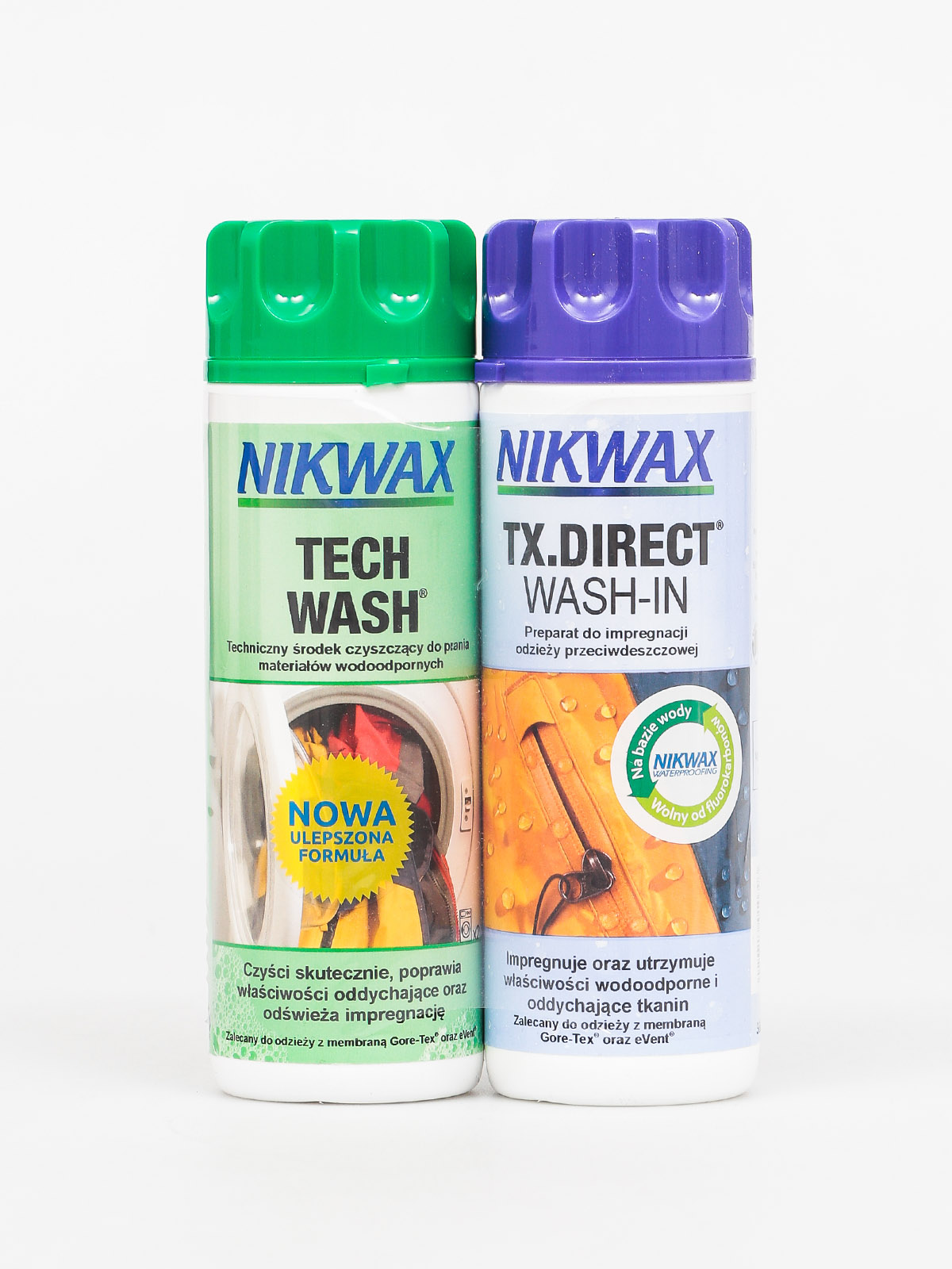 Środki piorące i impregnaty Nikwax Zestaw pielęgnacyjny Twin Tech Wash Tx Direct Wash In (2x300ml)