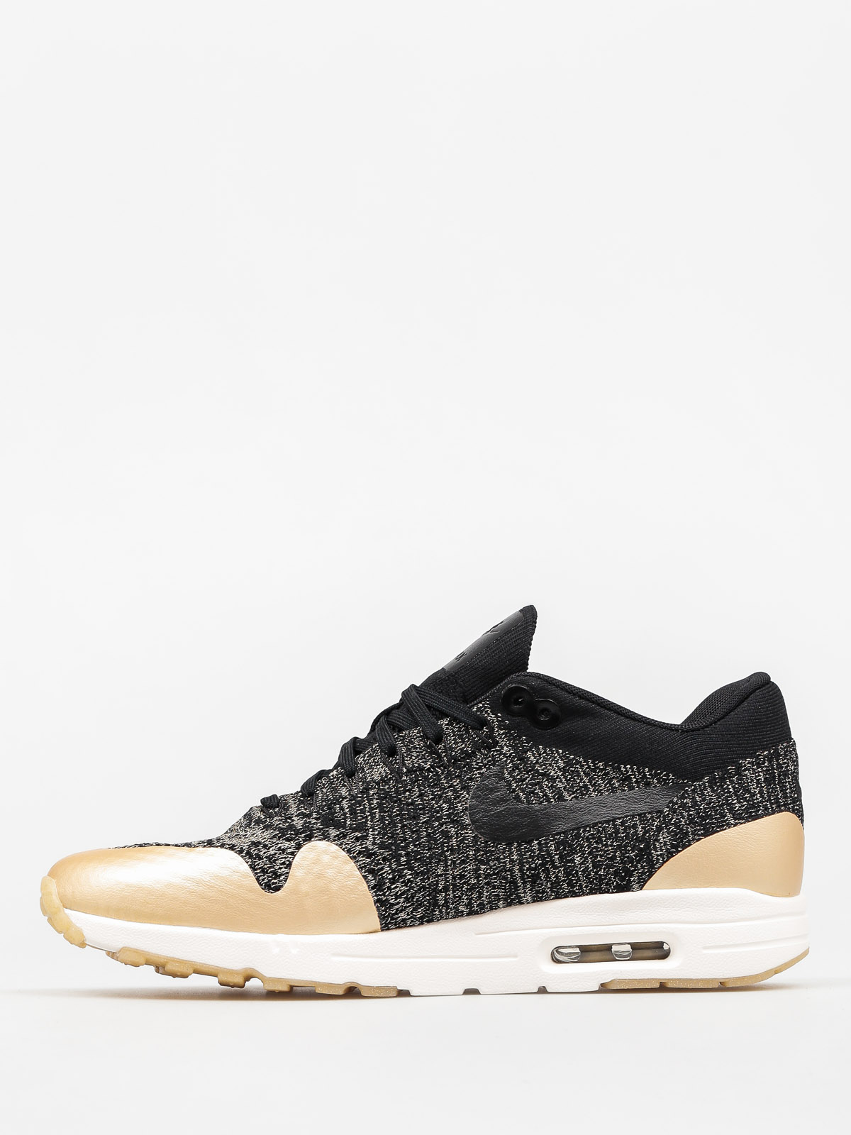 Topánky Nike Air Max 1 Ultra 2.0 Flyknit Metallic Wmn (black/black mtlc gold star)