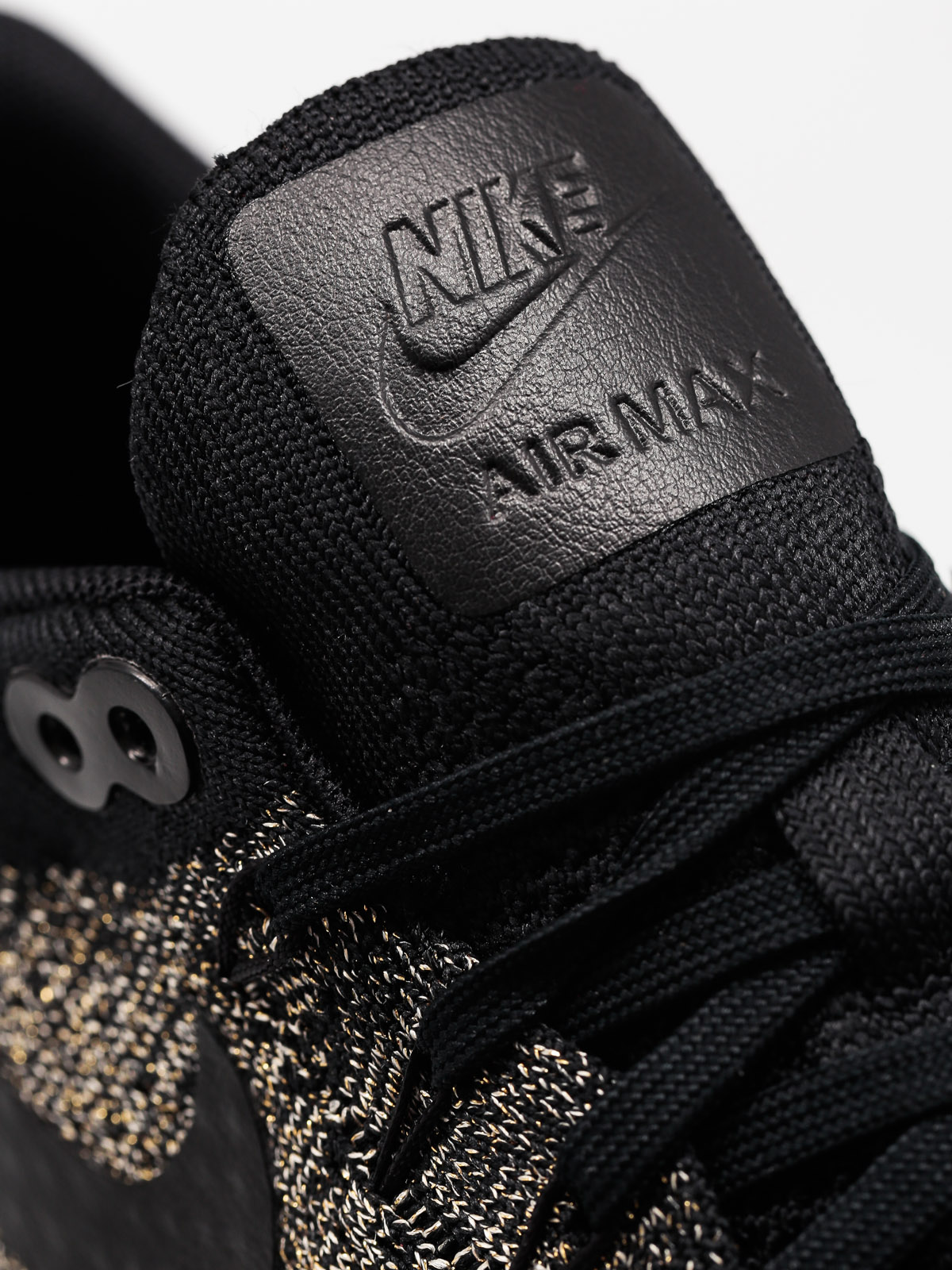 Topánky Nike Air Max 1 Ultra 2.0 Flyknit Metallic Wmn (black/black mtlc gold star)