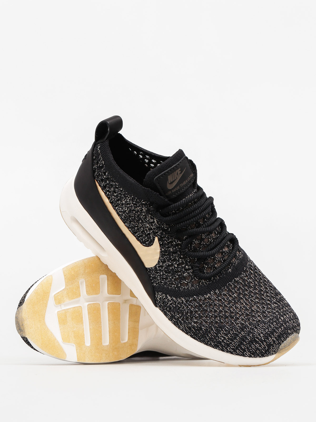 Topánky Nike Air Max Thea Ultra Flyknit Metallic Wmn (black/mtlc gold star ivory)