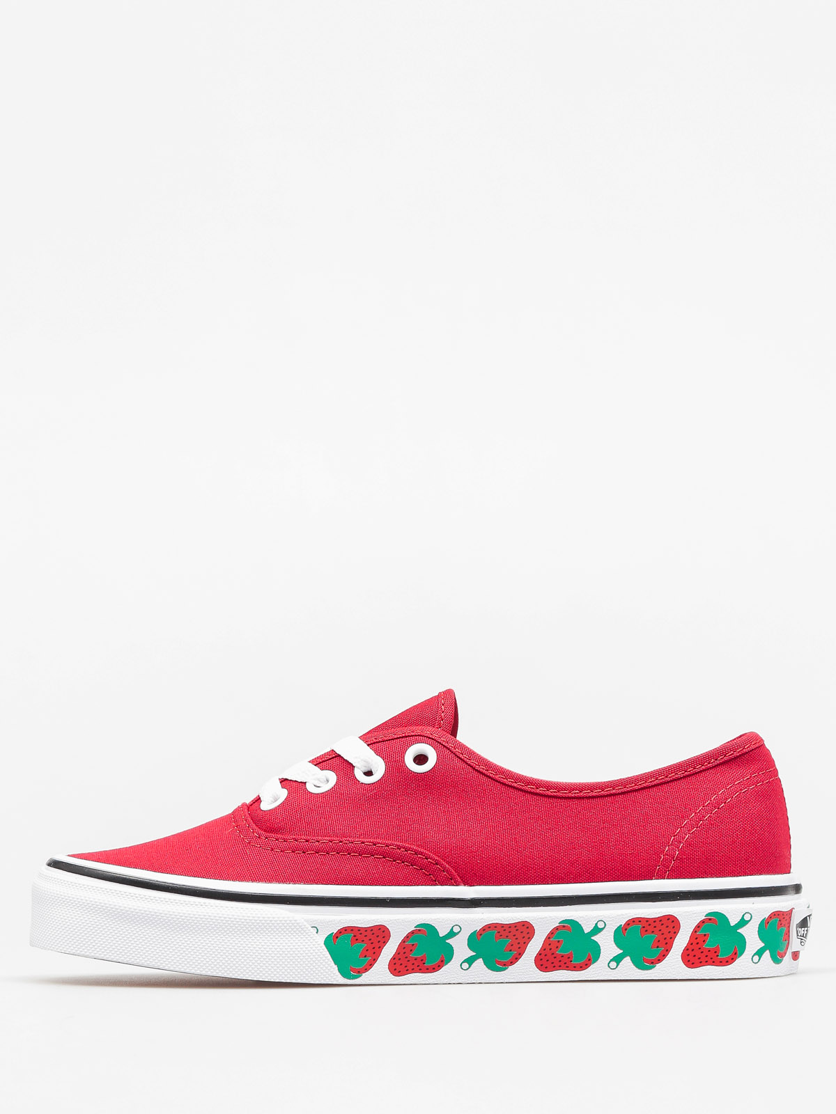 Vans authentic strawberry deals tape green