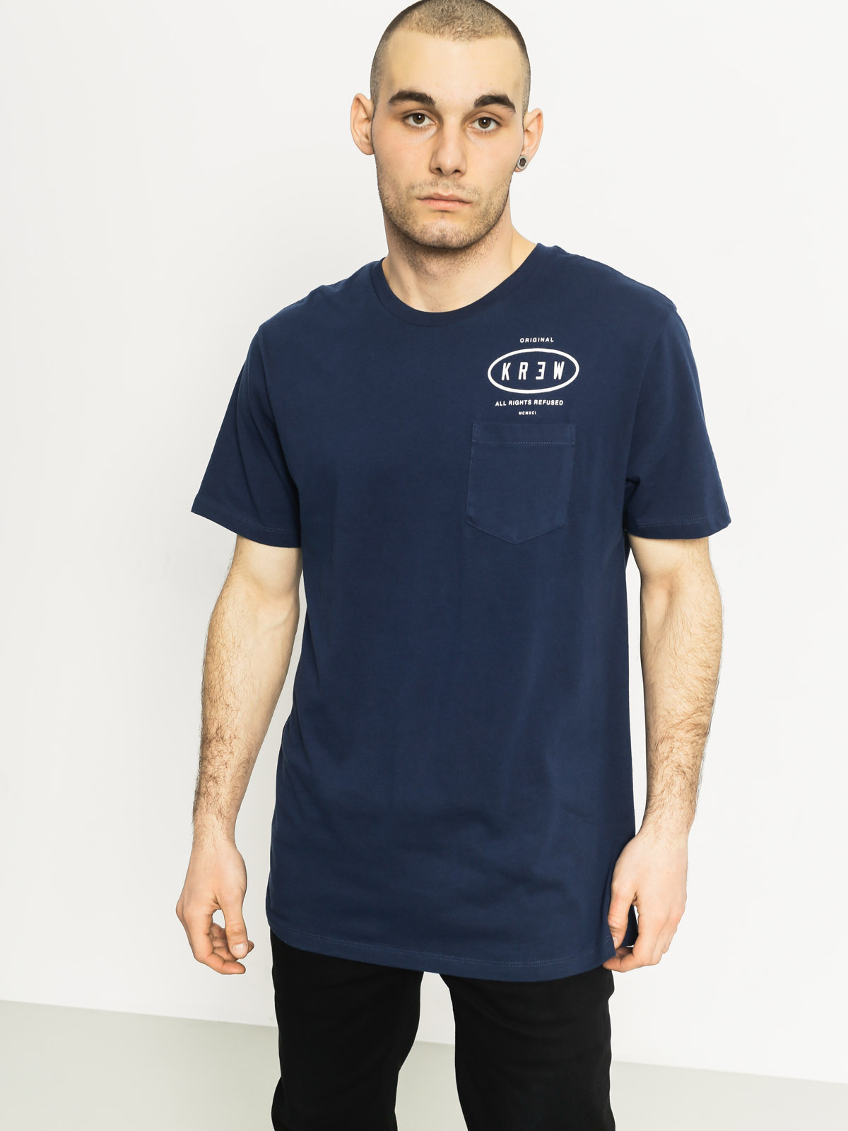 Tričko Kr3w Service Station (navy)