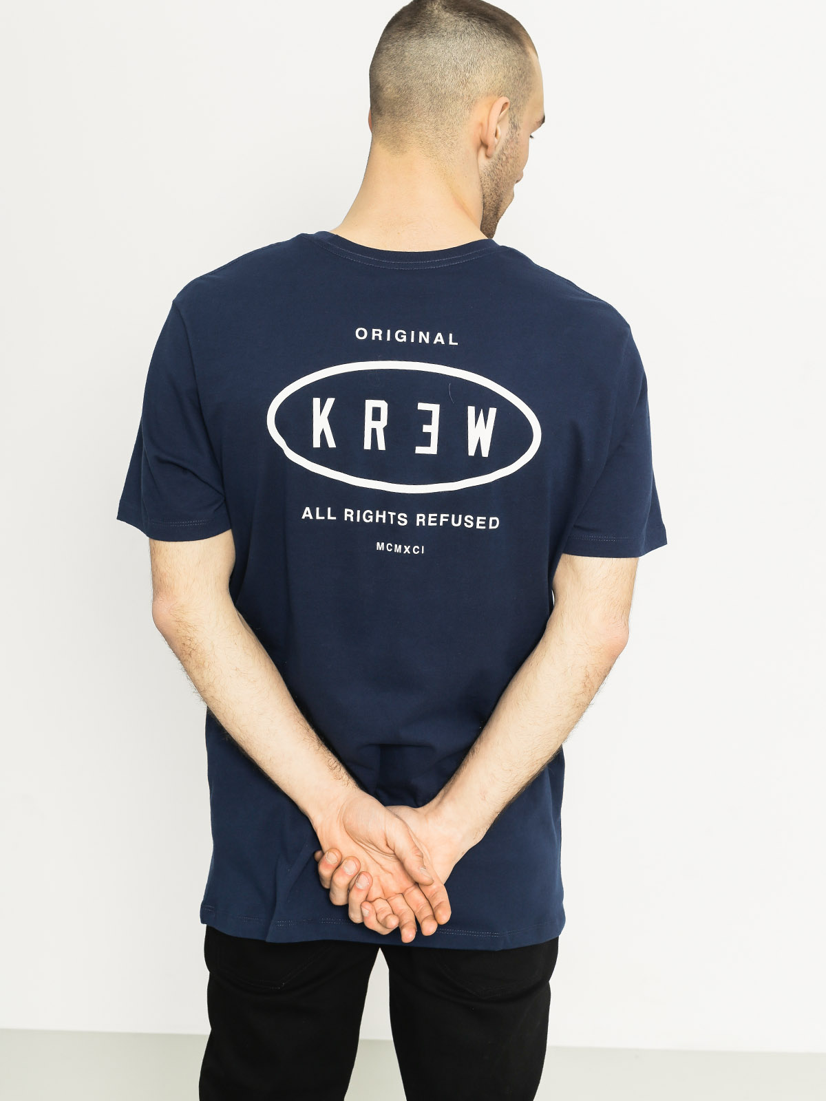 Tričko Kr3w Service Station (navy)