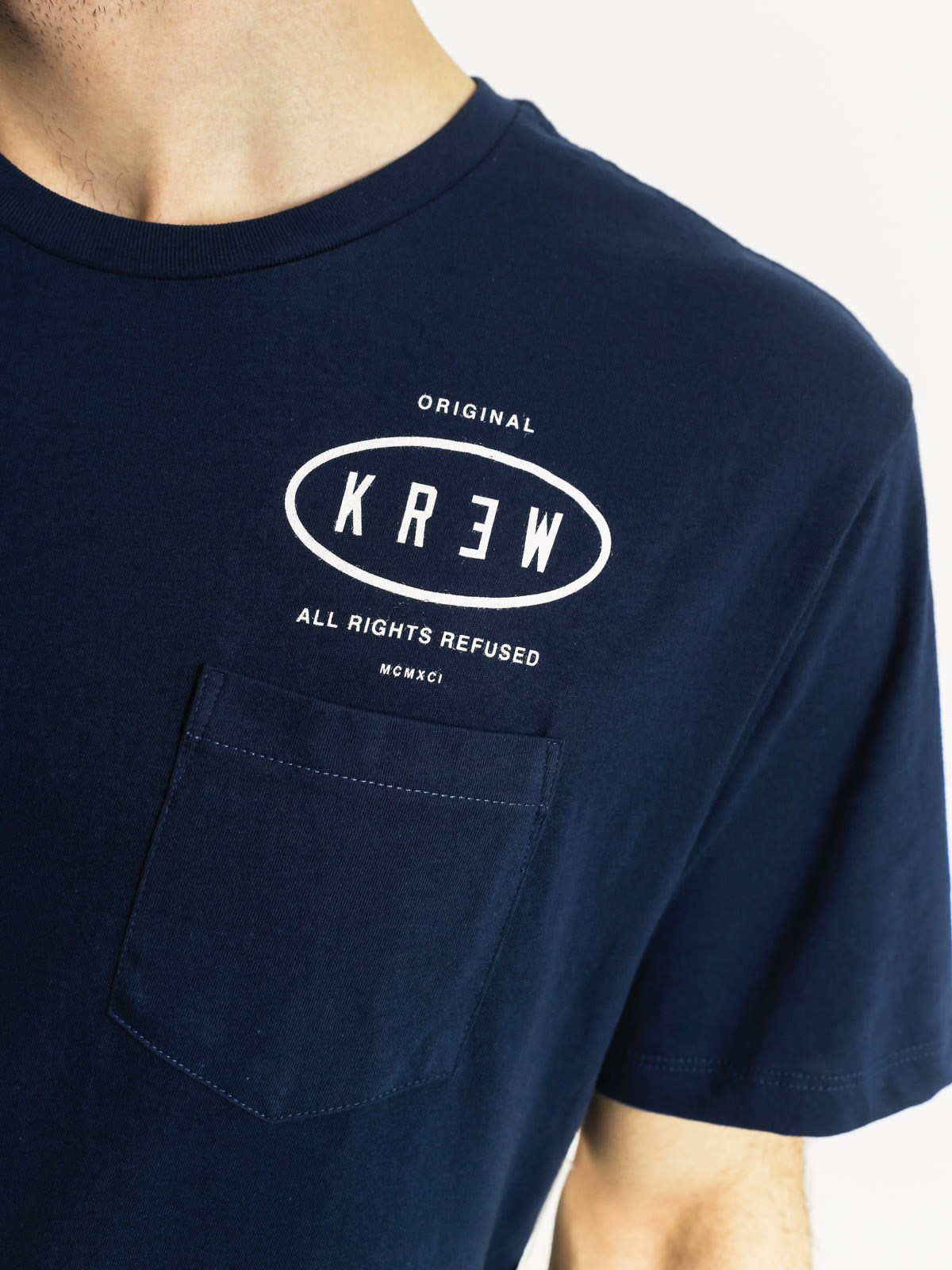 Tričko Kr3w Service Station (navy)