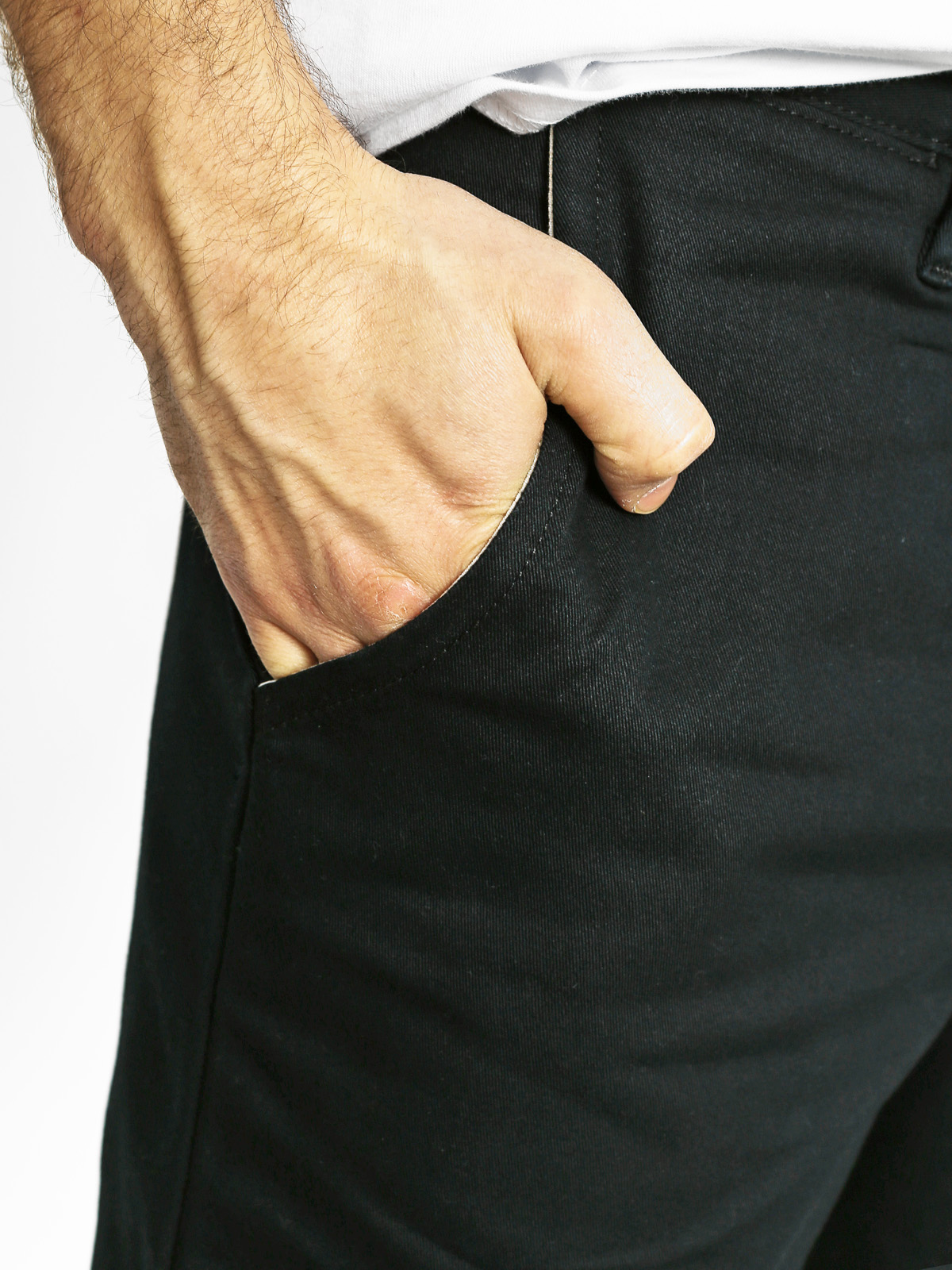 Kraťasy Vans Authentic Stretch (leather/black)