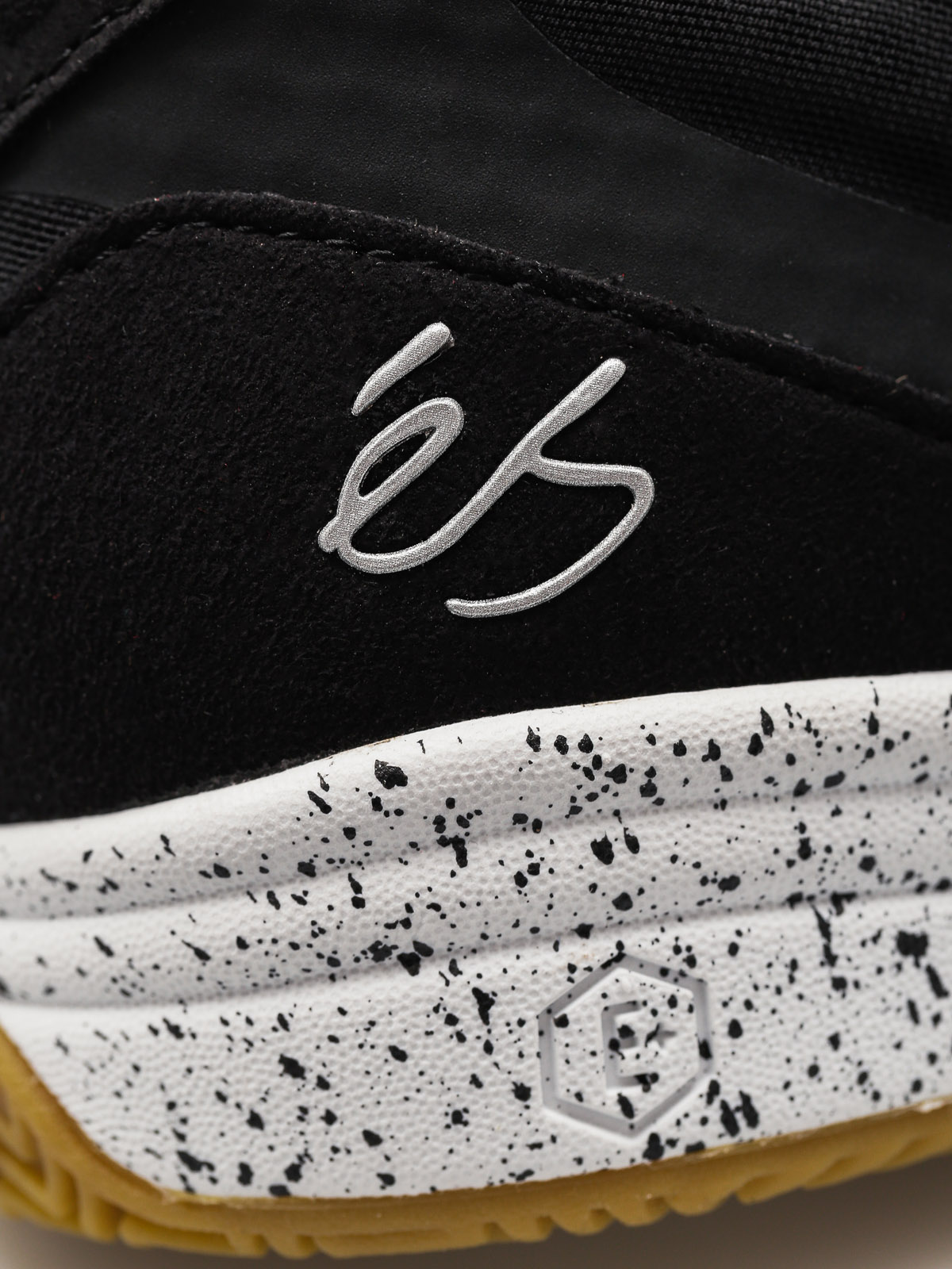 Topánky eS Sesla (black/white/gum)