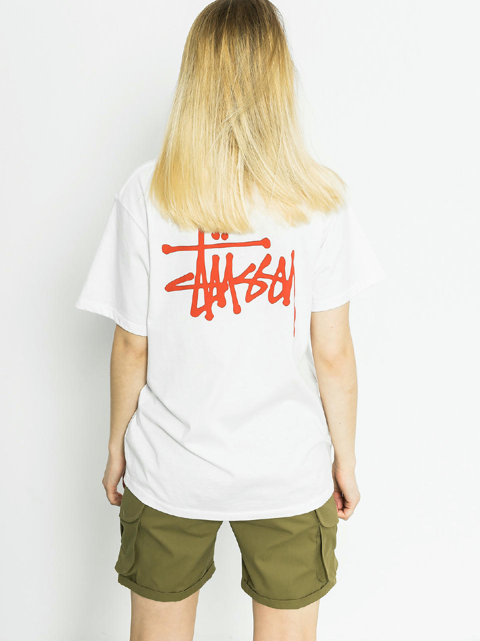 Tričko Stussy Basic Boyfriend (white)