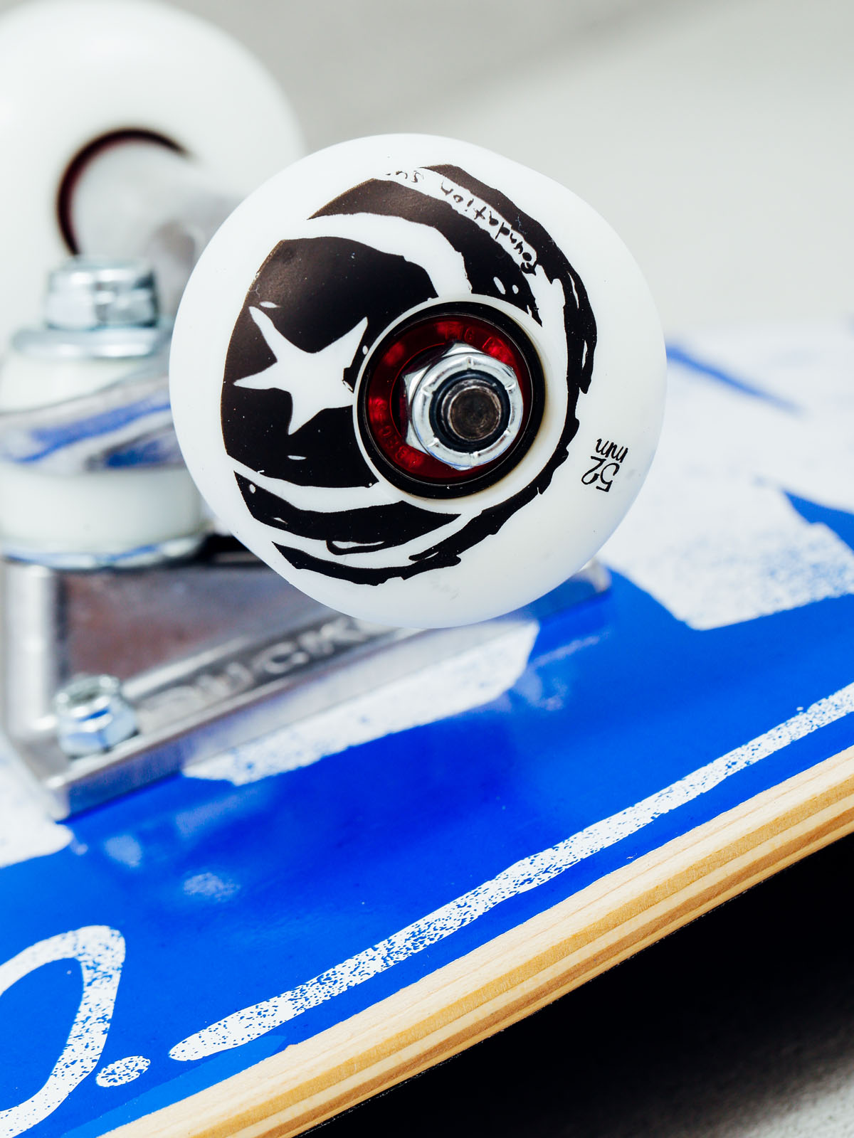 Skateboard Foundation Thrasher (blue/white)