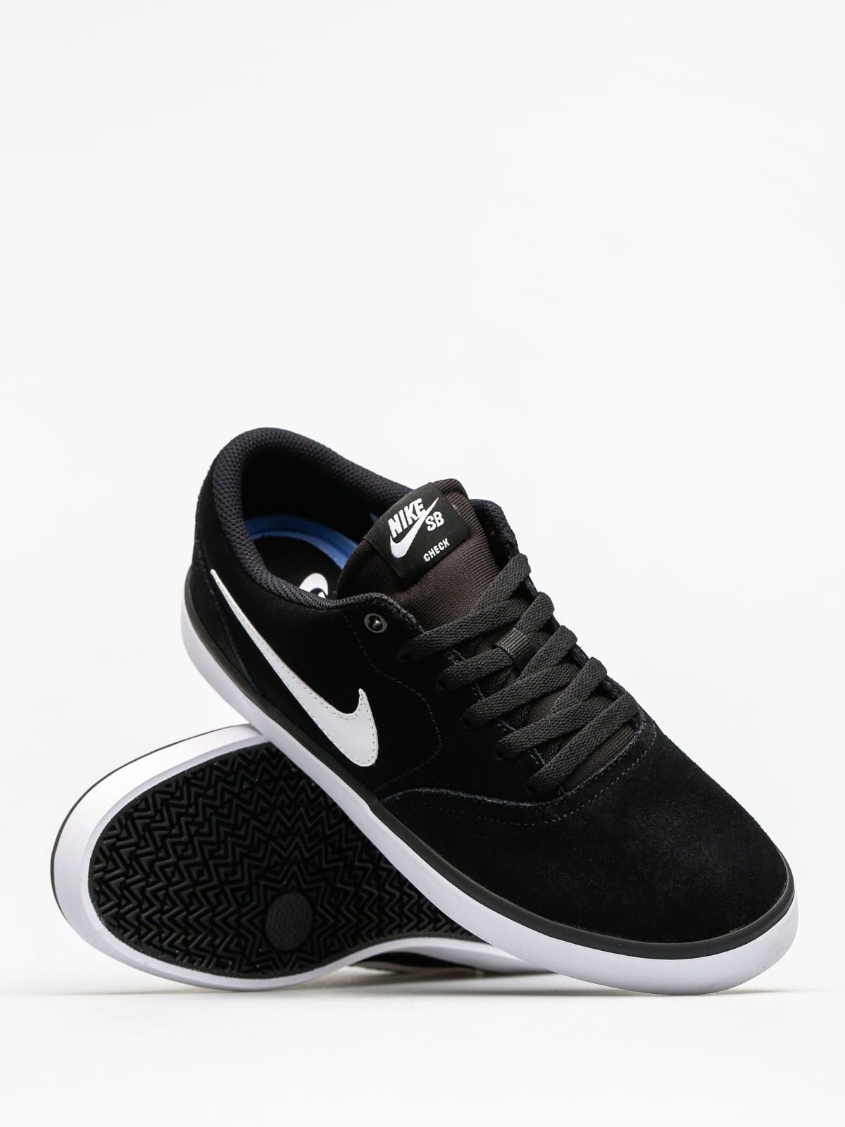 nike sb check solar black white
