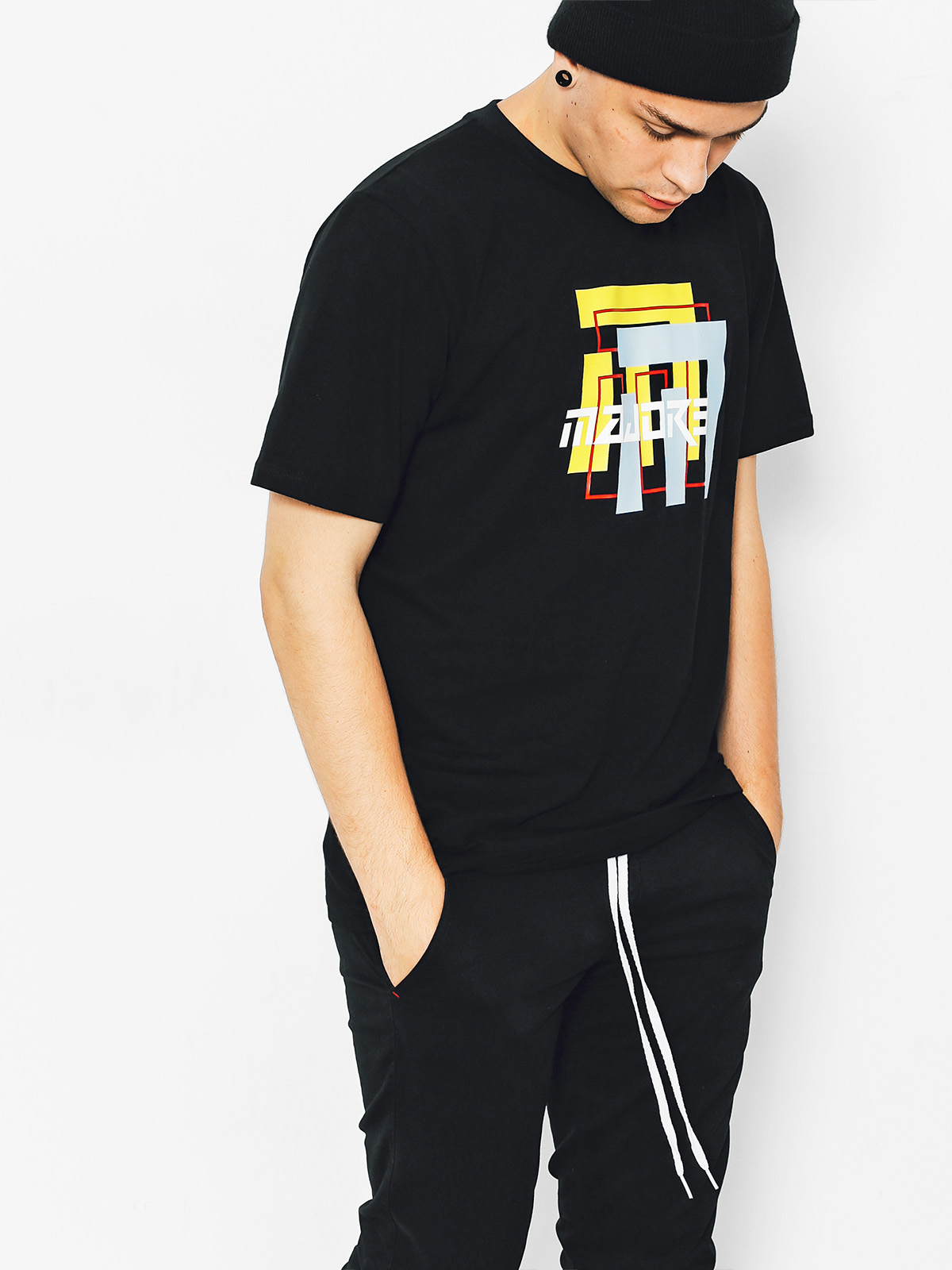 Tričko Majors 3D (black)