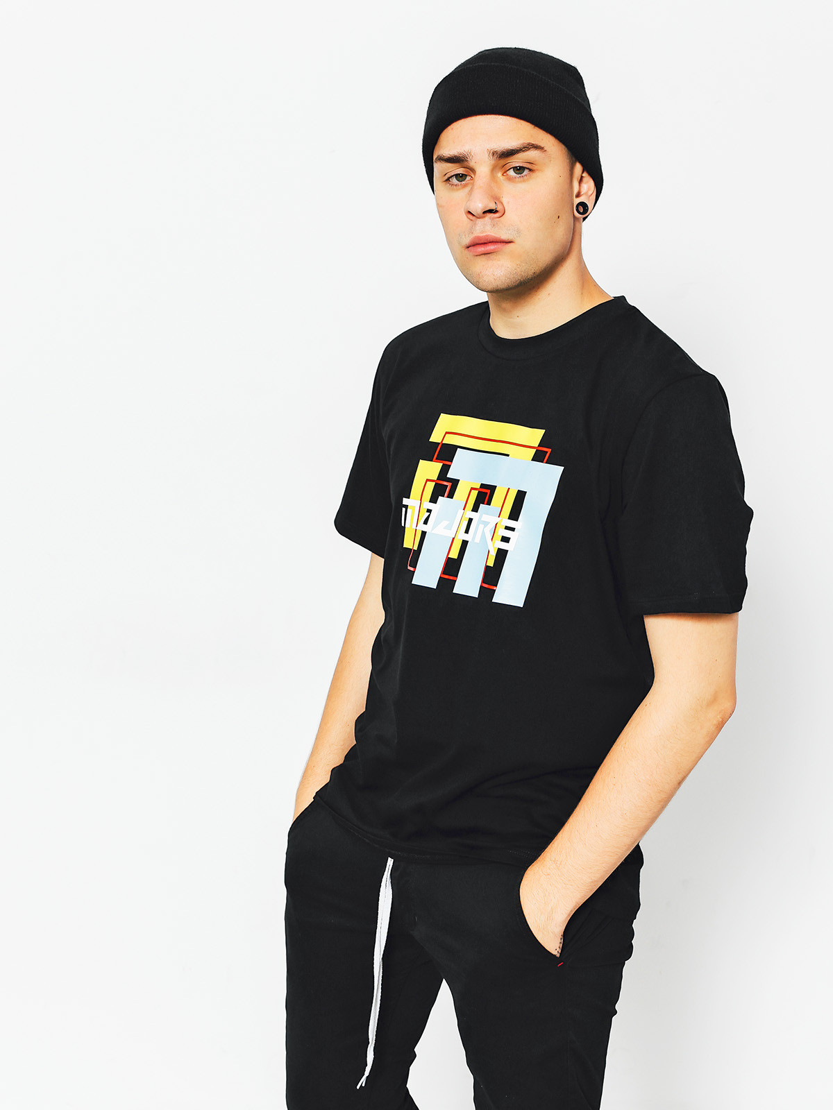 Tričko Majors 3D (black)