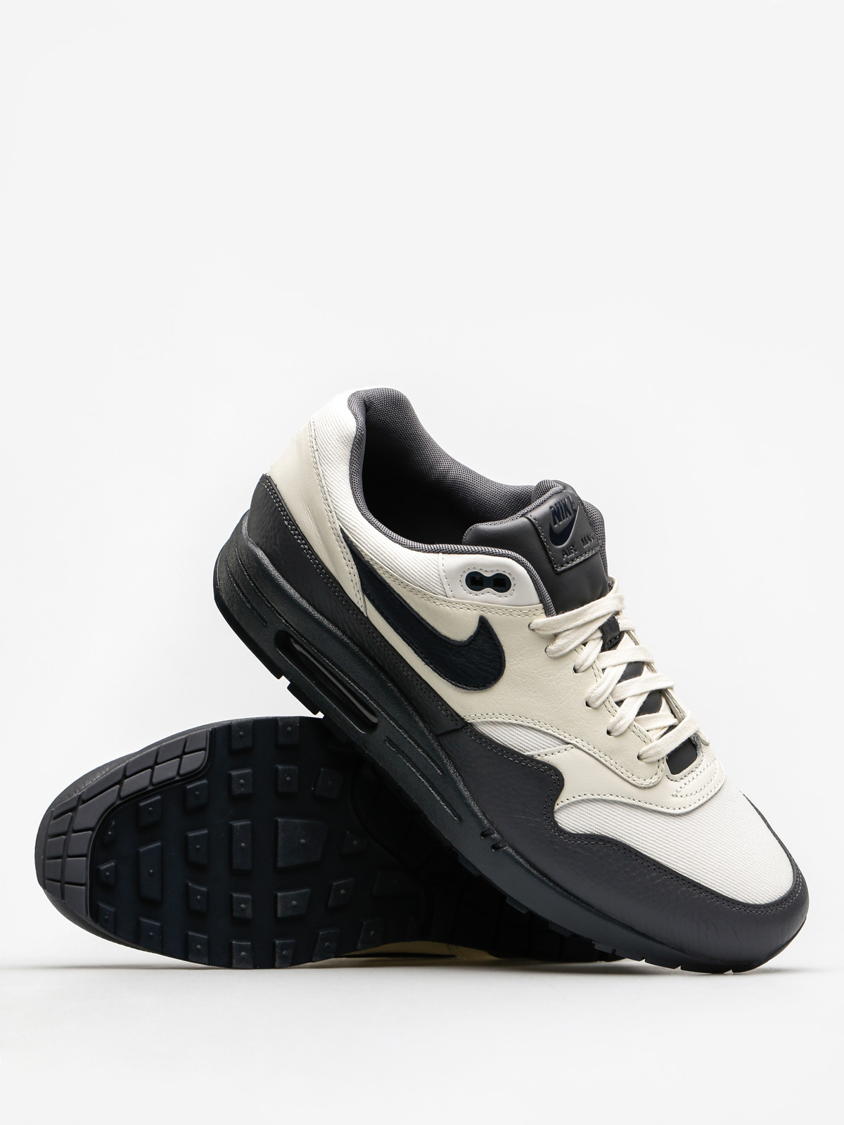 Topánky Nike Air Max 1 (Premium sail/dark obsidian dark grey)