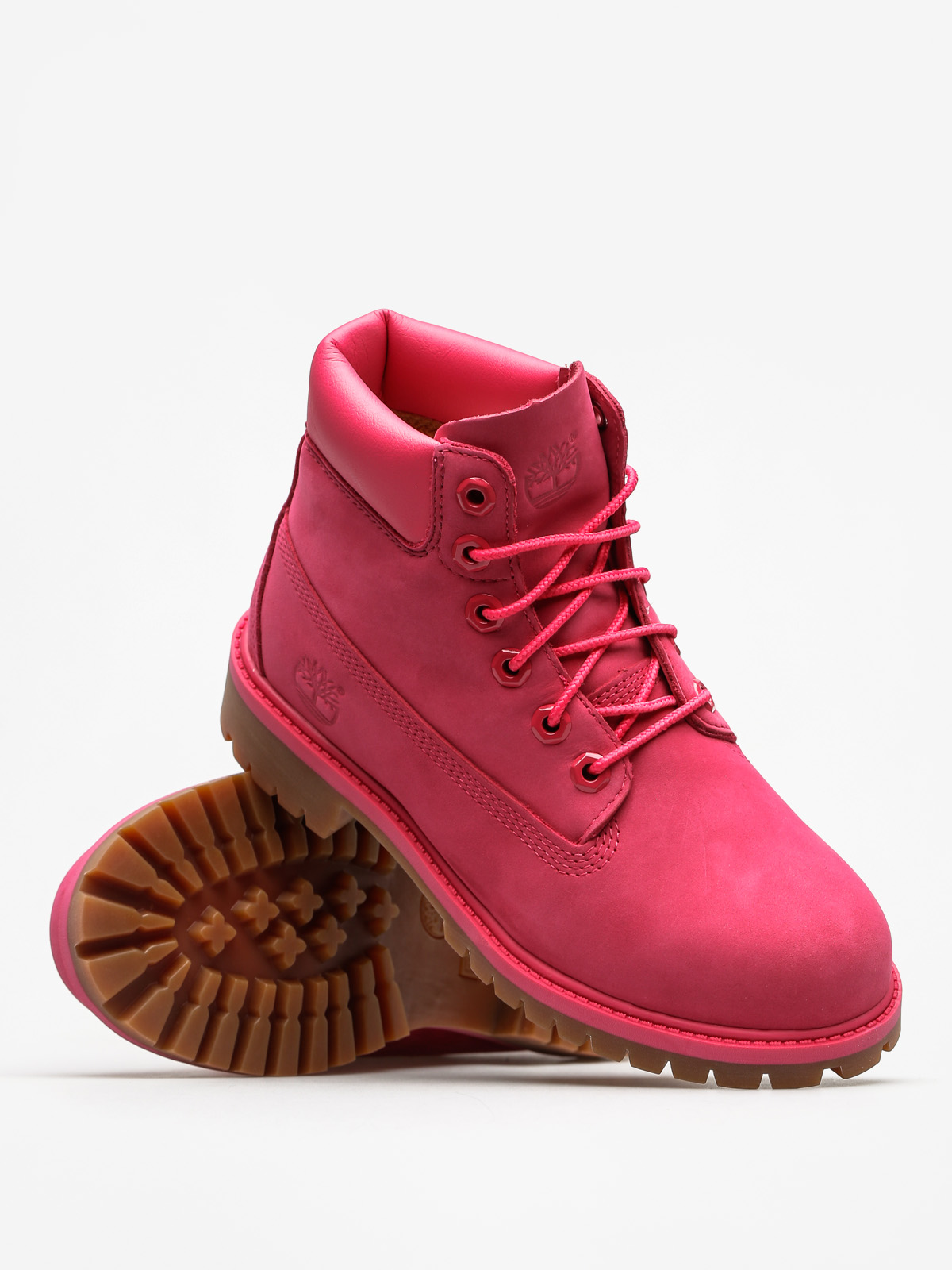 Detské topánky Timberland 6 In Premium Wp (bright pink nubuck)