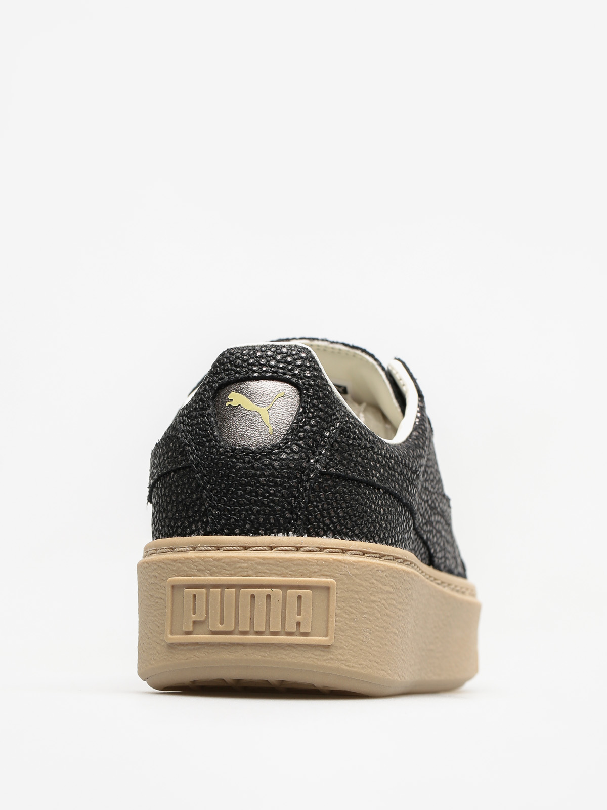 Topánky Puma Basket Platform Lux Wn S Wmn (puma black/puma black)