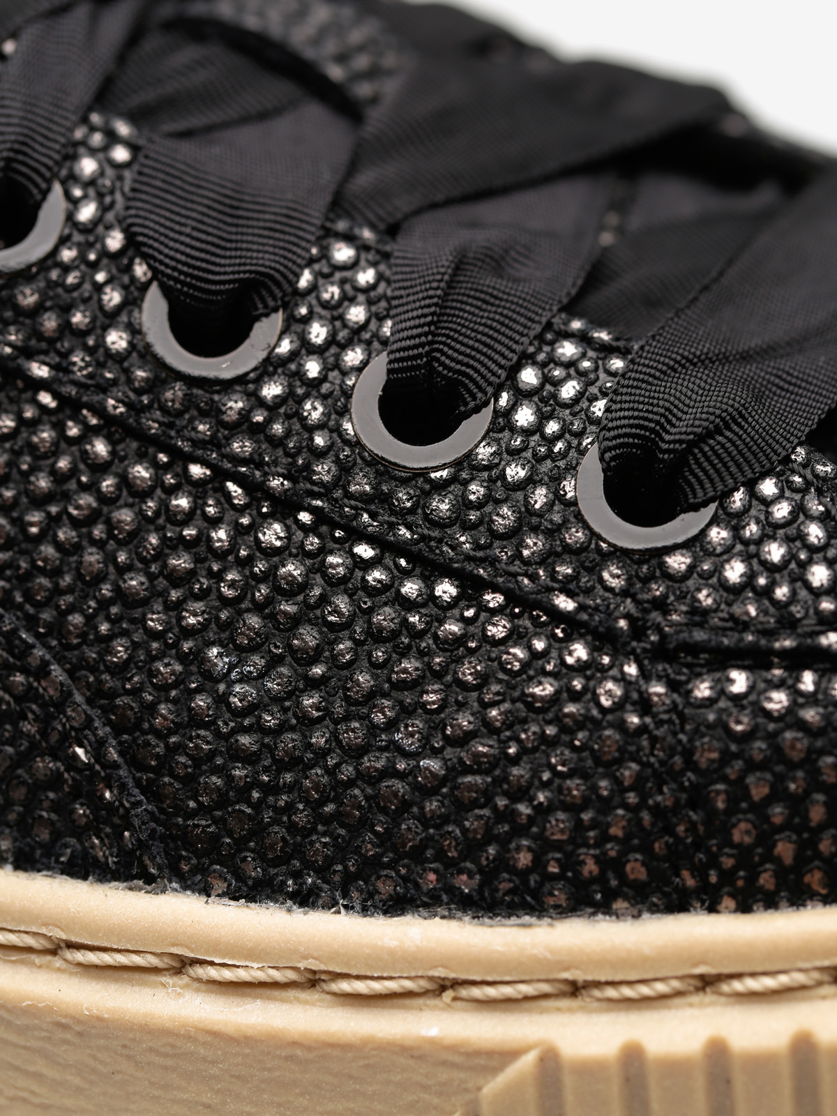 Topánky Puma Basket Platform Lux Wn S Wmn (puma black/puma black)