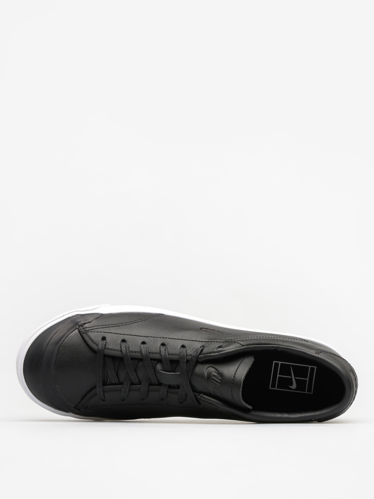 Topánky Nike All Court 2 Low Leather (black/black white)