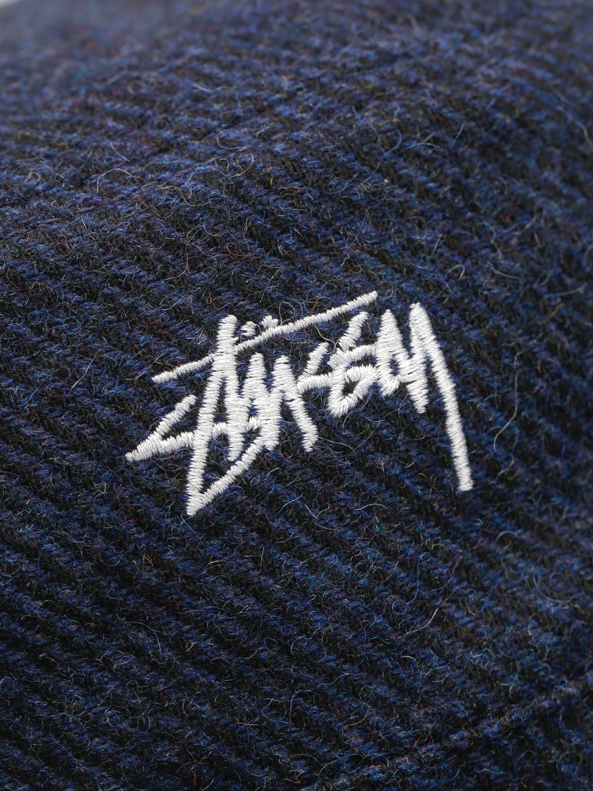 Stussy Klobúk Textured Wool Bucket Hat (blue)