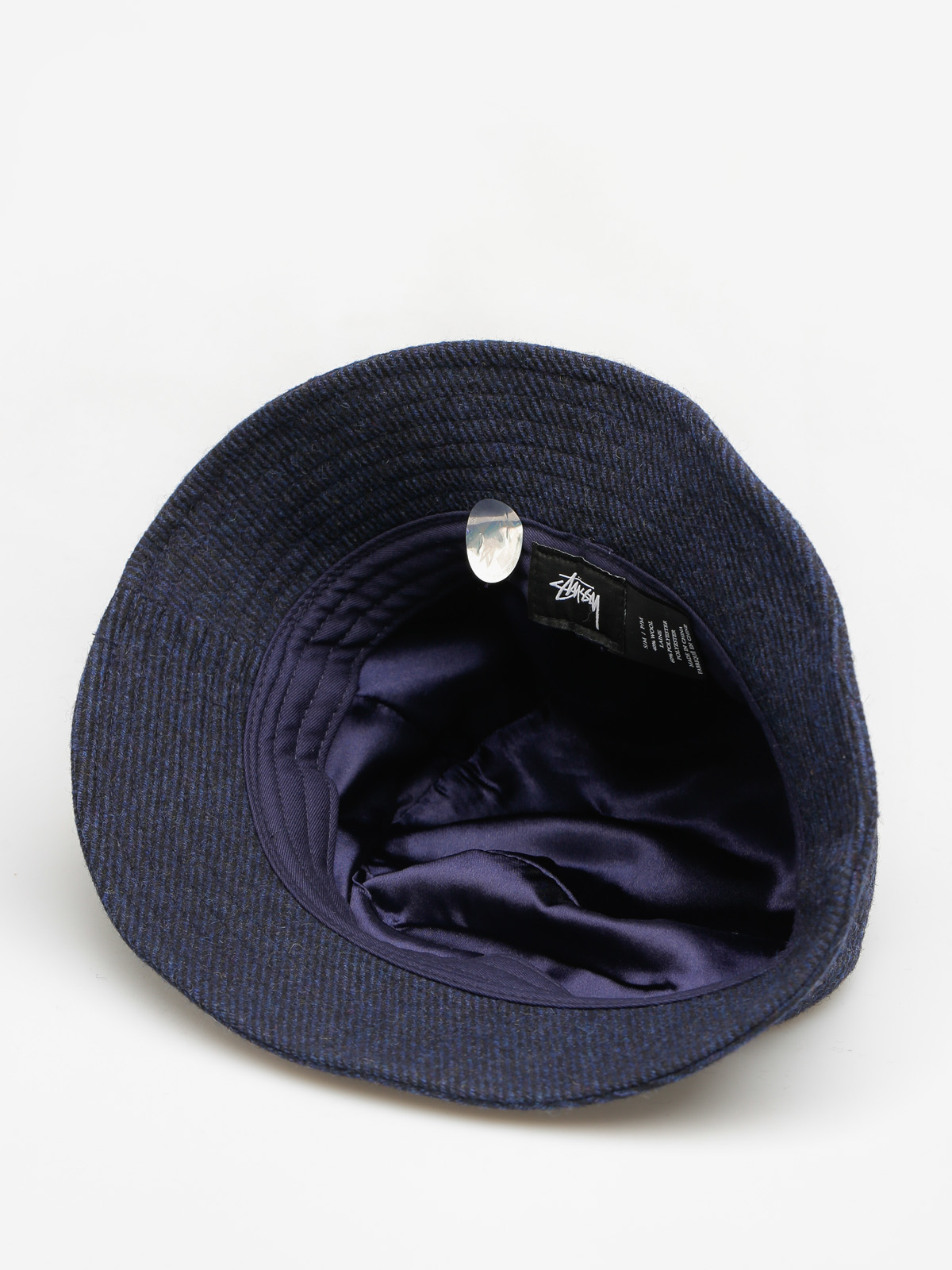 Stussy Klobúk Textured Wool Bucket Hat (blue)