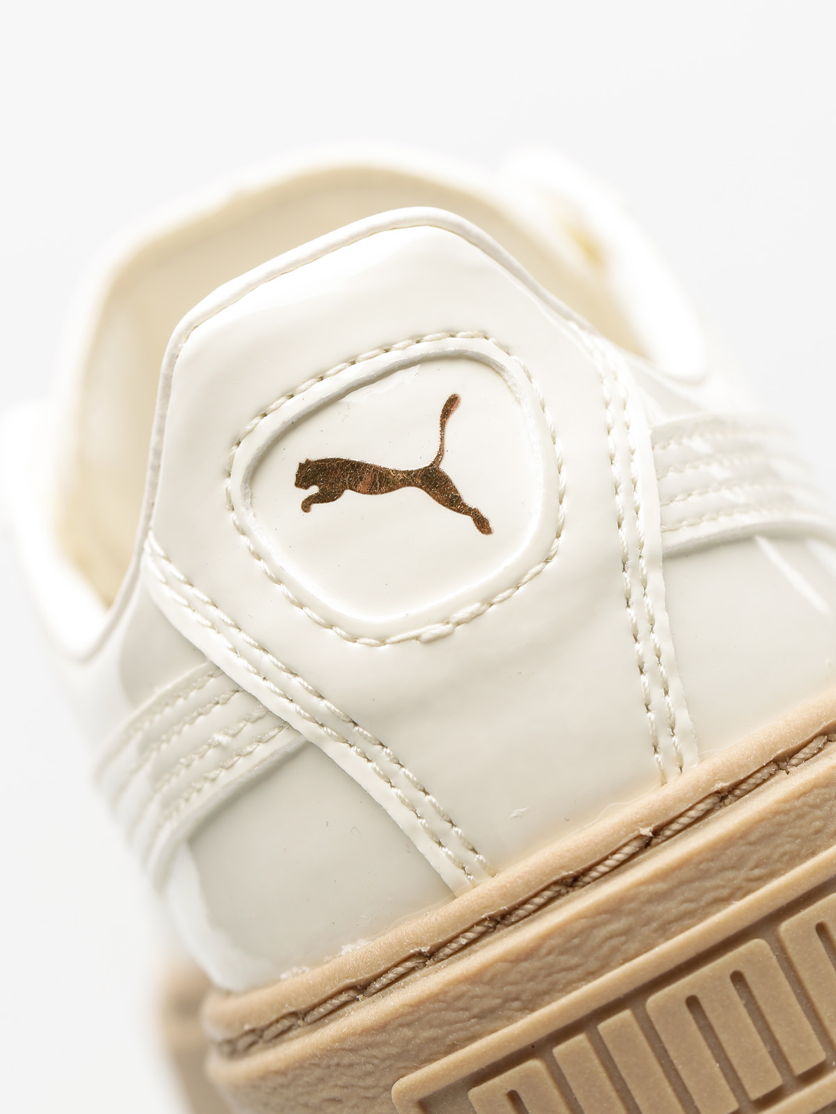 Topánky Puma Basket Platform Patent Wn S Wmn (marshmallow/marshmallow)