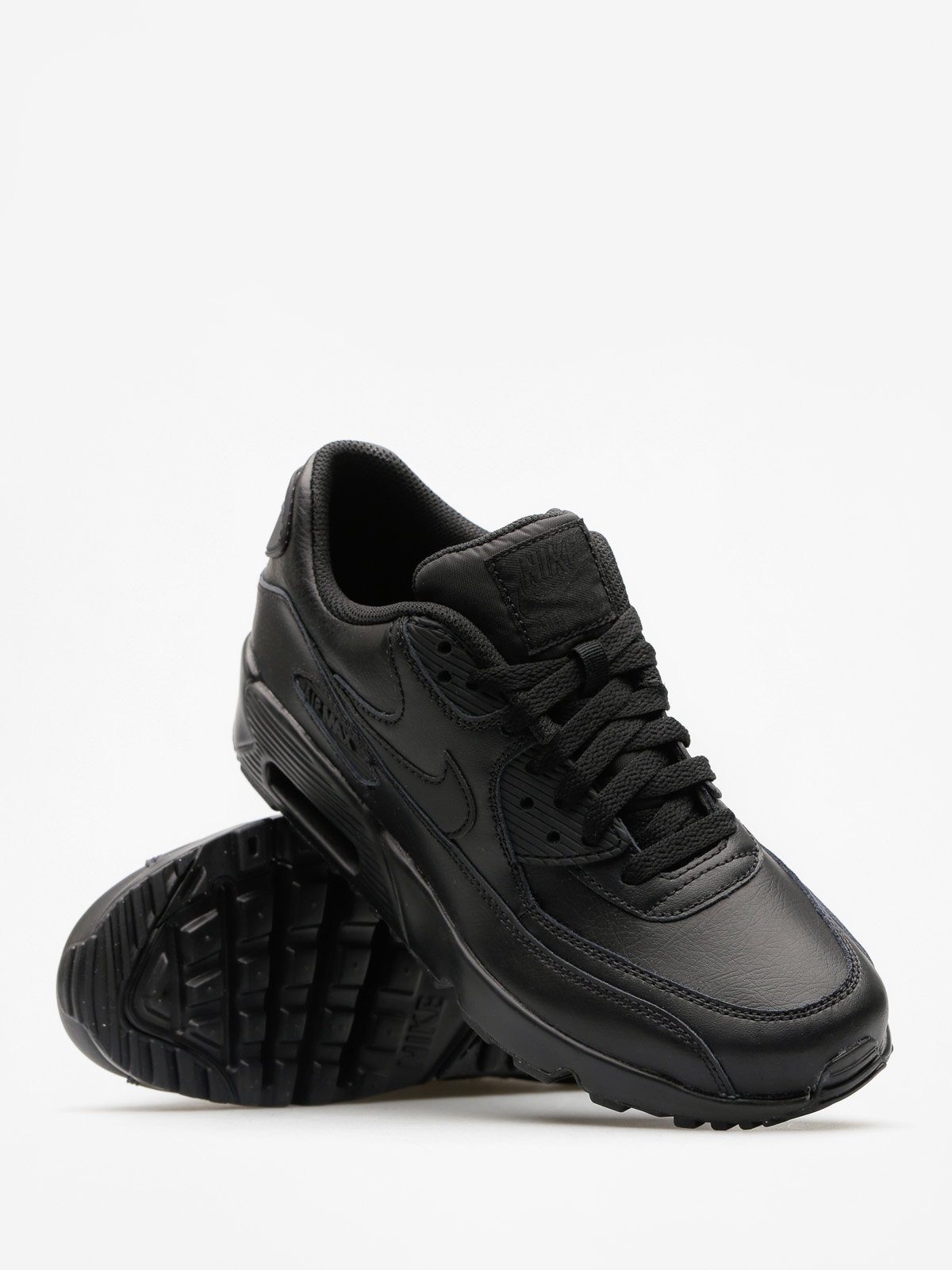 Detské topánky Nike Air Max 90 Leather Gs (black/black)